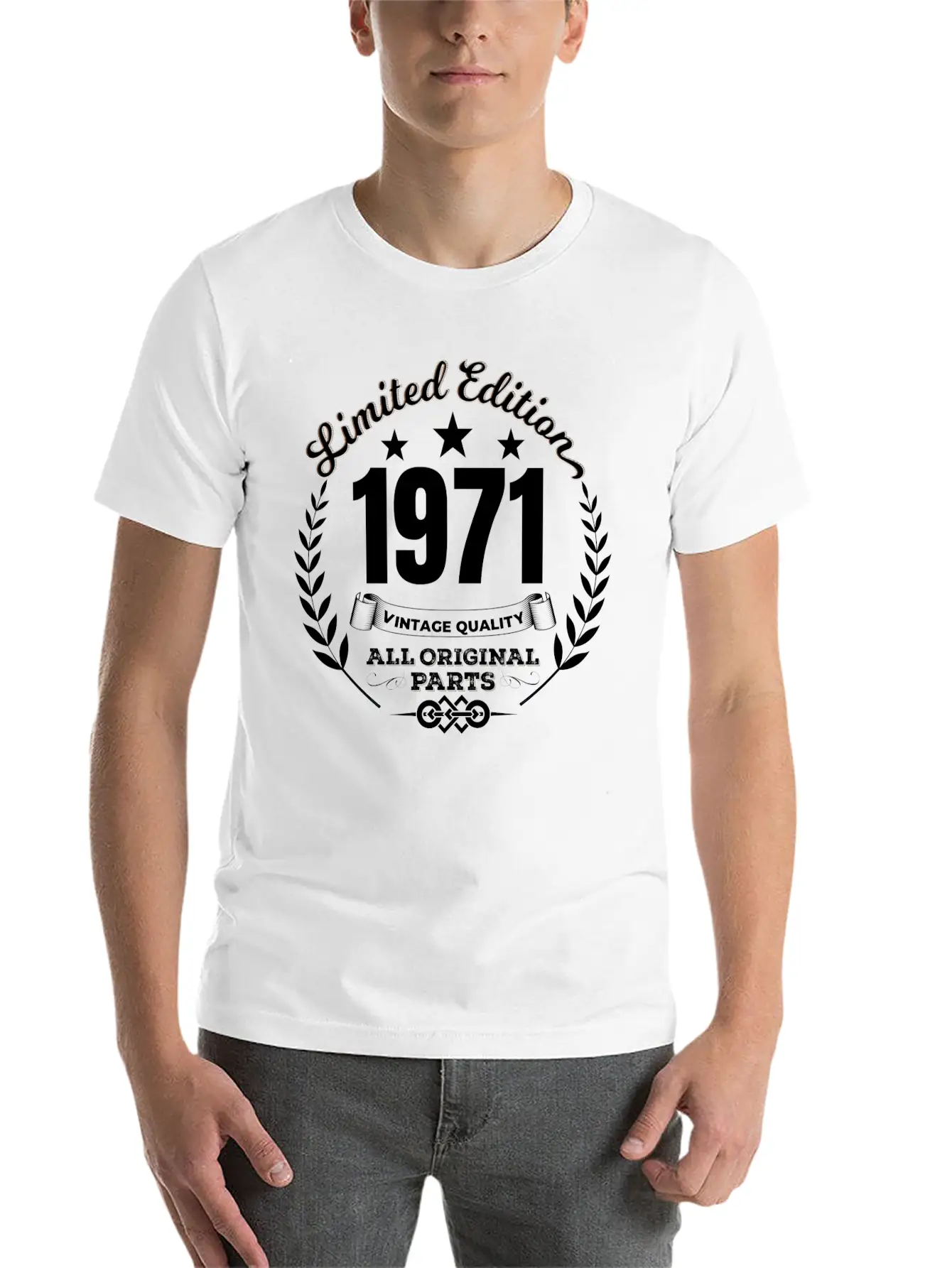 1971- Mens 50th Birthday Gifts T Shirt Classic Cotton Tee – Unisex Comfort For Any Season