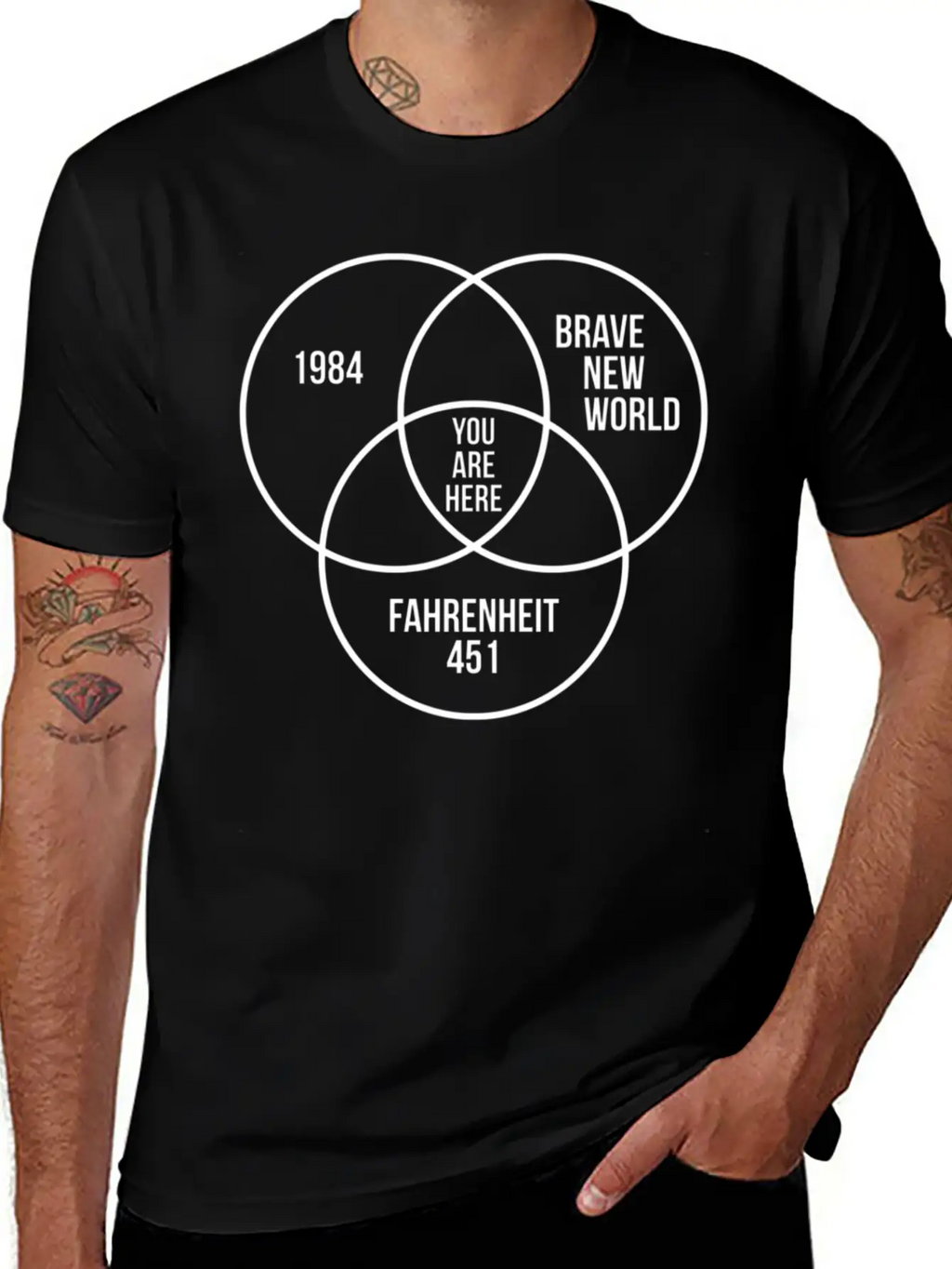 1984 Brave New World Fahrenheit 451 Conspiracy Ess Classic Cotton Tee – Unisex Comfort For Any Season