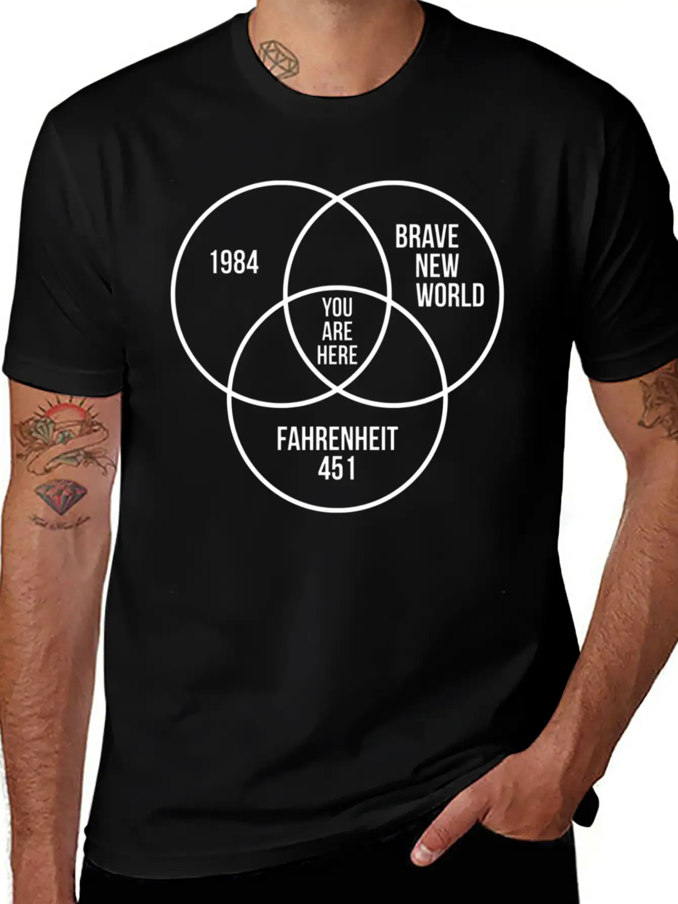 1984 Brave New World Fahrenheit 451 Conspiracy Ess Classic Cotton Tee – Unisex Comfort For Any Season
