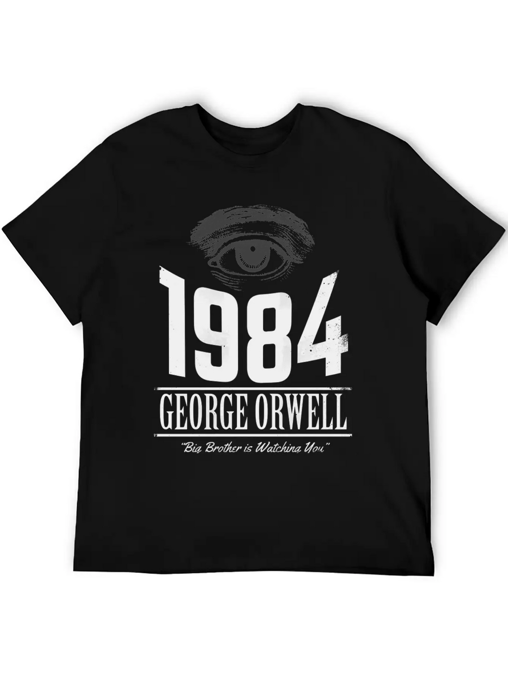 1984 Cover Tribute Lightly Distressed Modern Fit Casual T-Shirt – Clean And Versatile Design