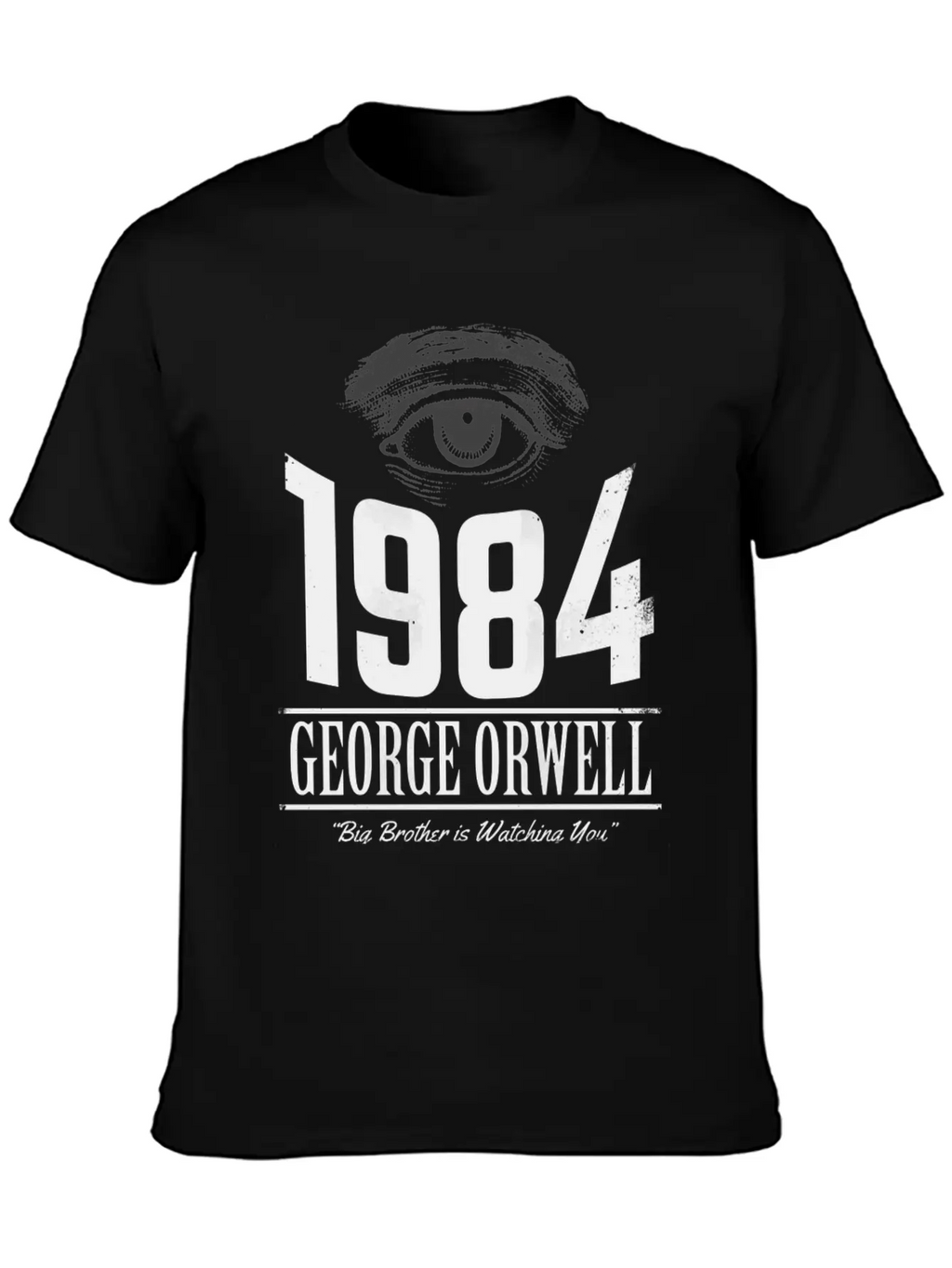 1984 Cover Tribute Lightly Distressed Modern Fit Casual T-Shirt – Clean And Versatile Design