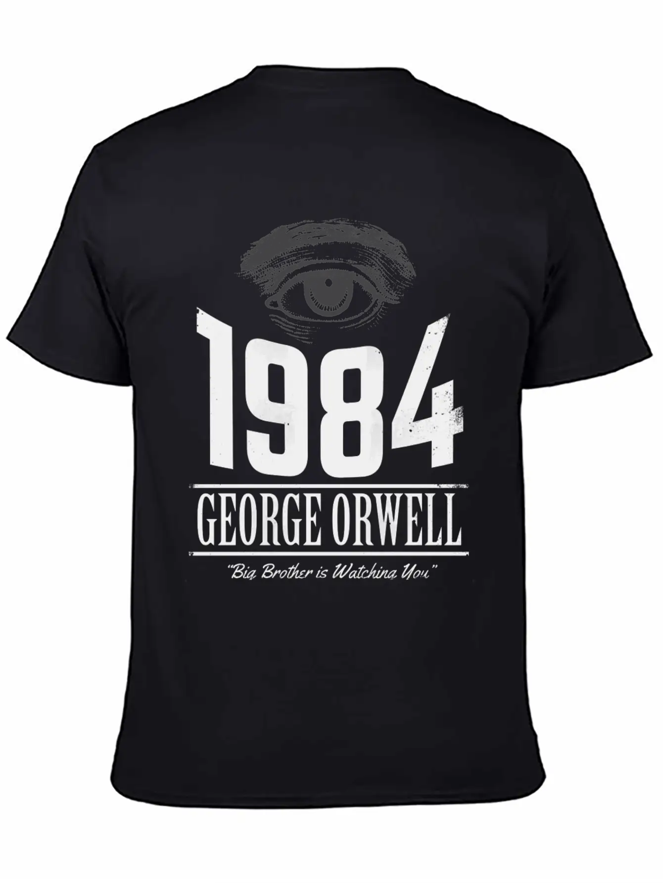 1984 Cover Tribute Lightly Distressed Modern Fit Casual T-Shirt – Clean And Versatile Design