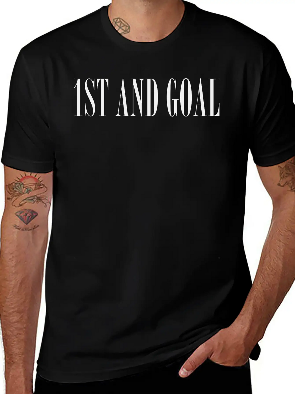 1st And Goal Basic Graphic T-Shirt – Daily Comfort In Soft Cotton
