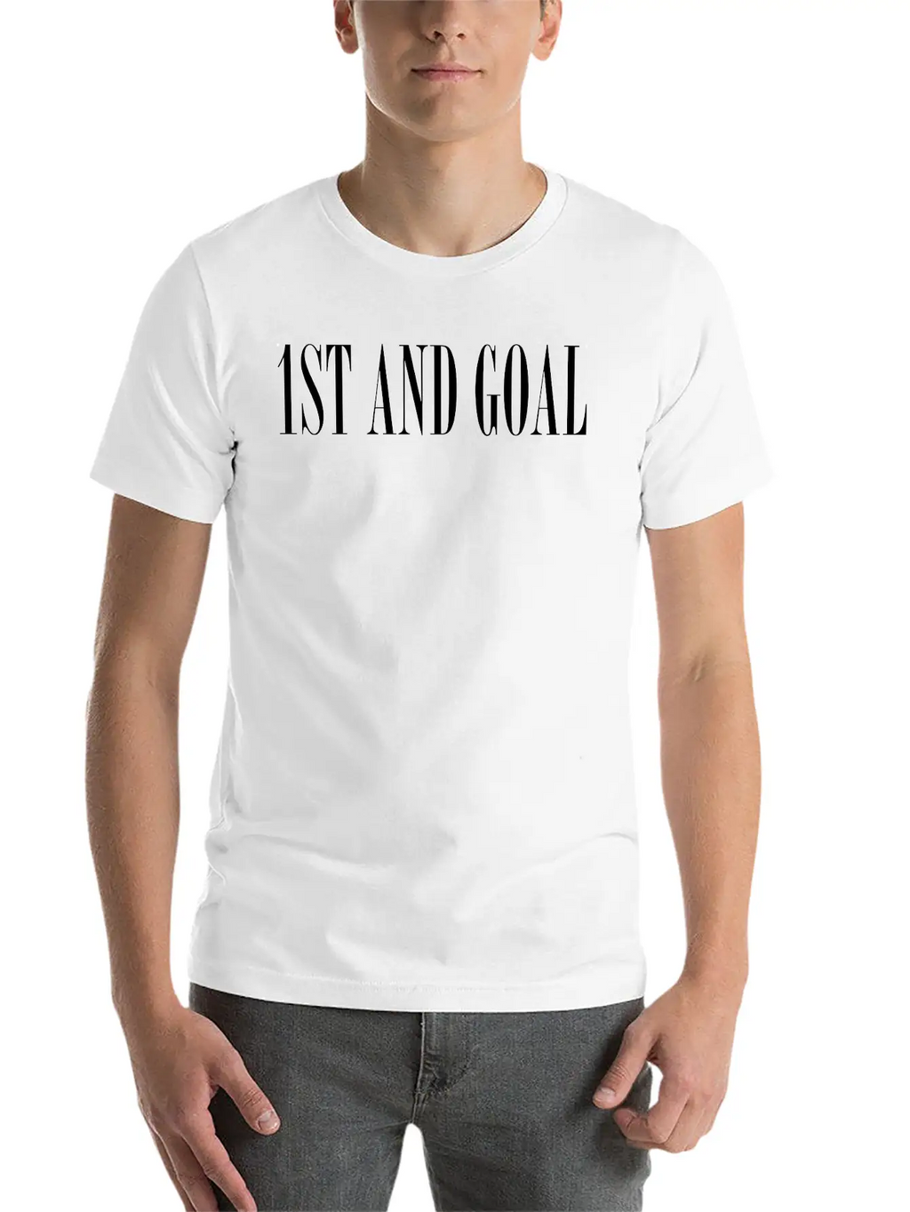 1st And Goal Basic Graphic T-Shirt – Daily Comfort In Soft Cotton