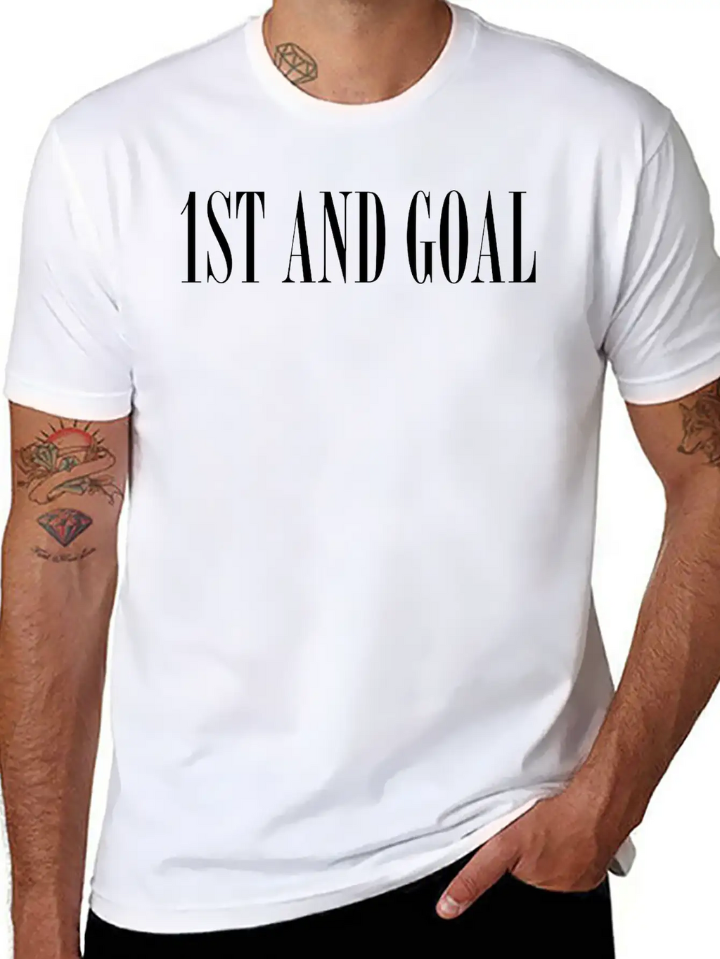 1st And Goal Basic Graphic T-Shirt – Daily Comfort In Soft Cotton