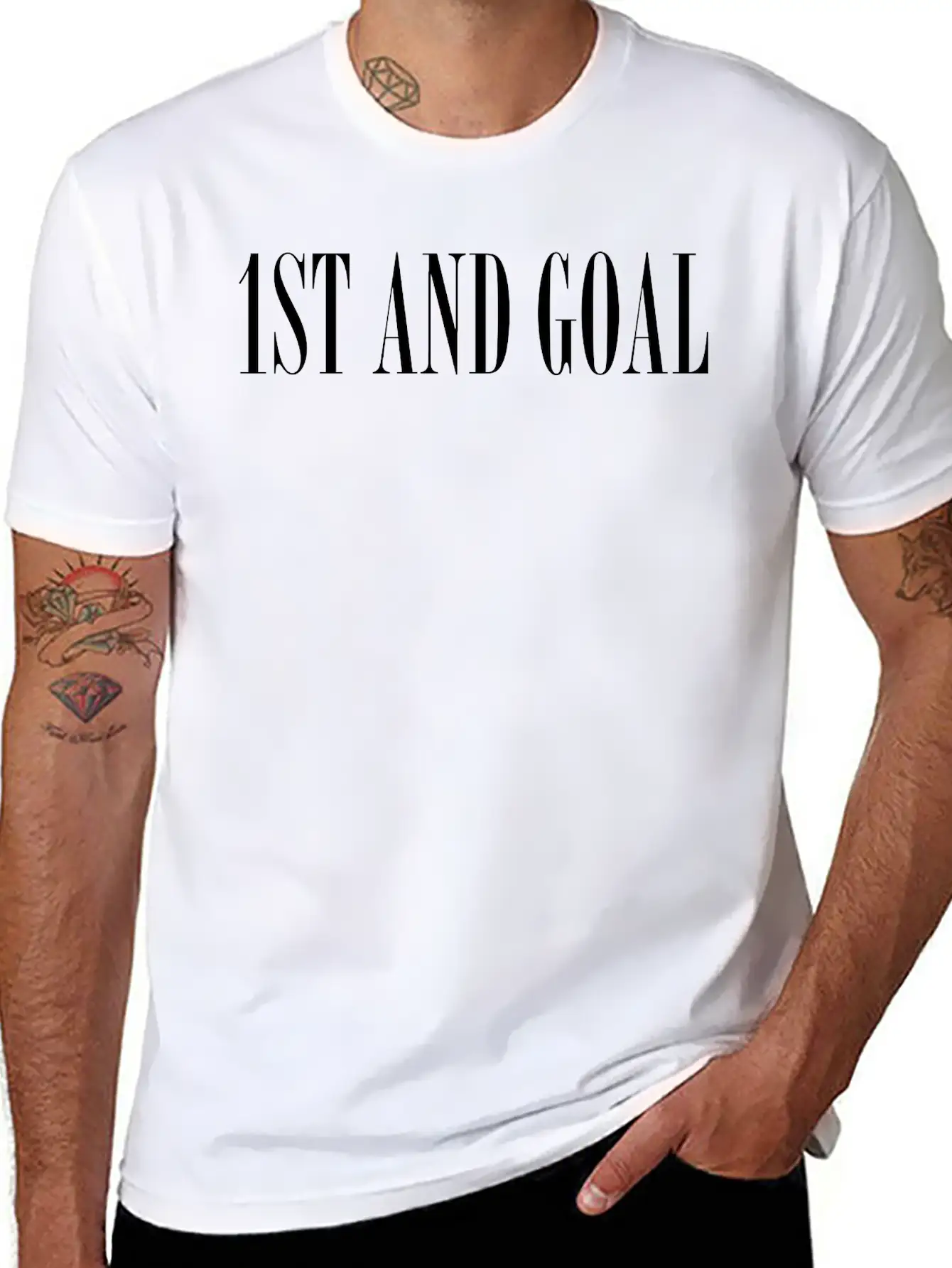 1st And Goal Basic Graphic T-Shirt – Daily Comfort In Soft Cotton