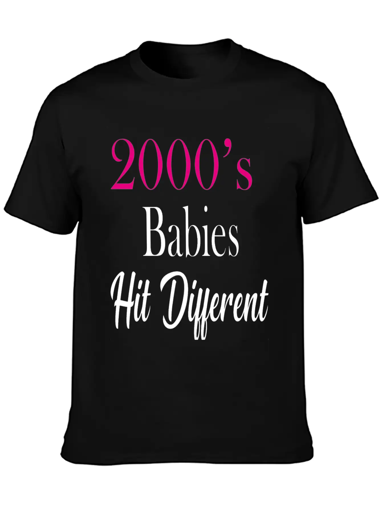 2000's Babies Hit Different, Best Gift 2000's Kid Classic Fit Graphic Tee For Daily Comfort – Unisex Cotton Shirt