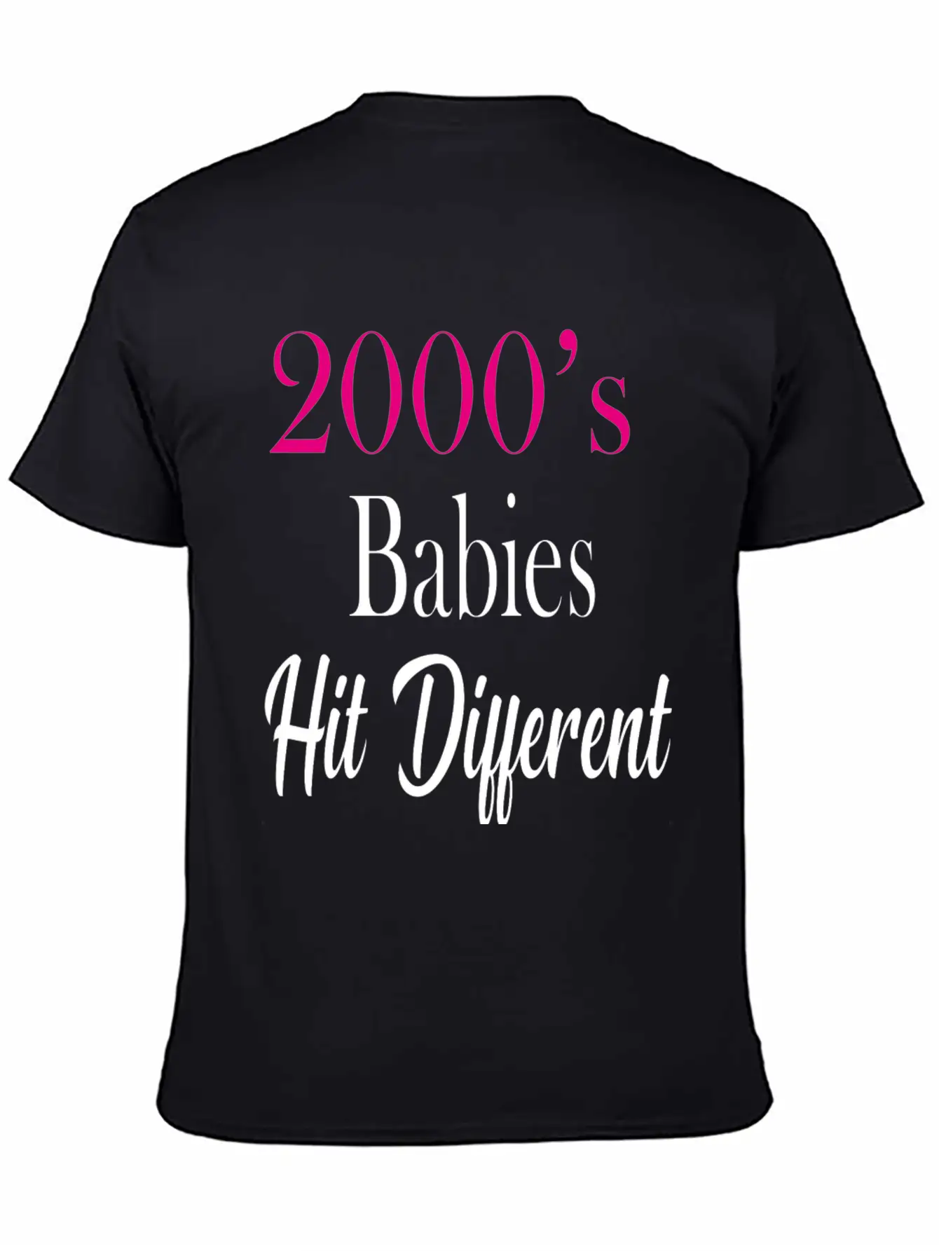 2000's Babies Hit Different, Best Gift 2000's Kid Classic Fit Graphic Tee For Daily Comfort – Unisex Cotton Shirt