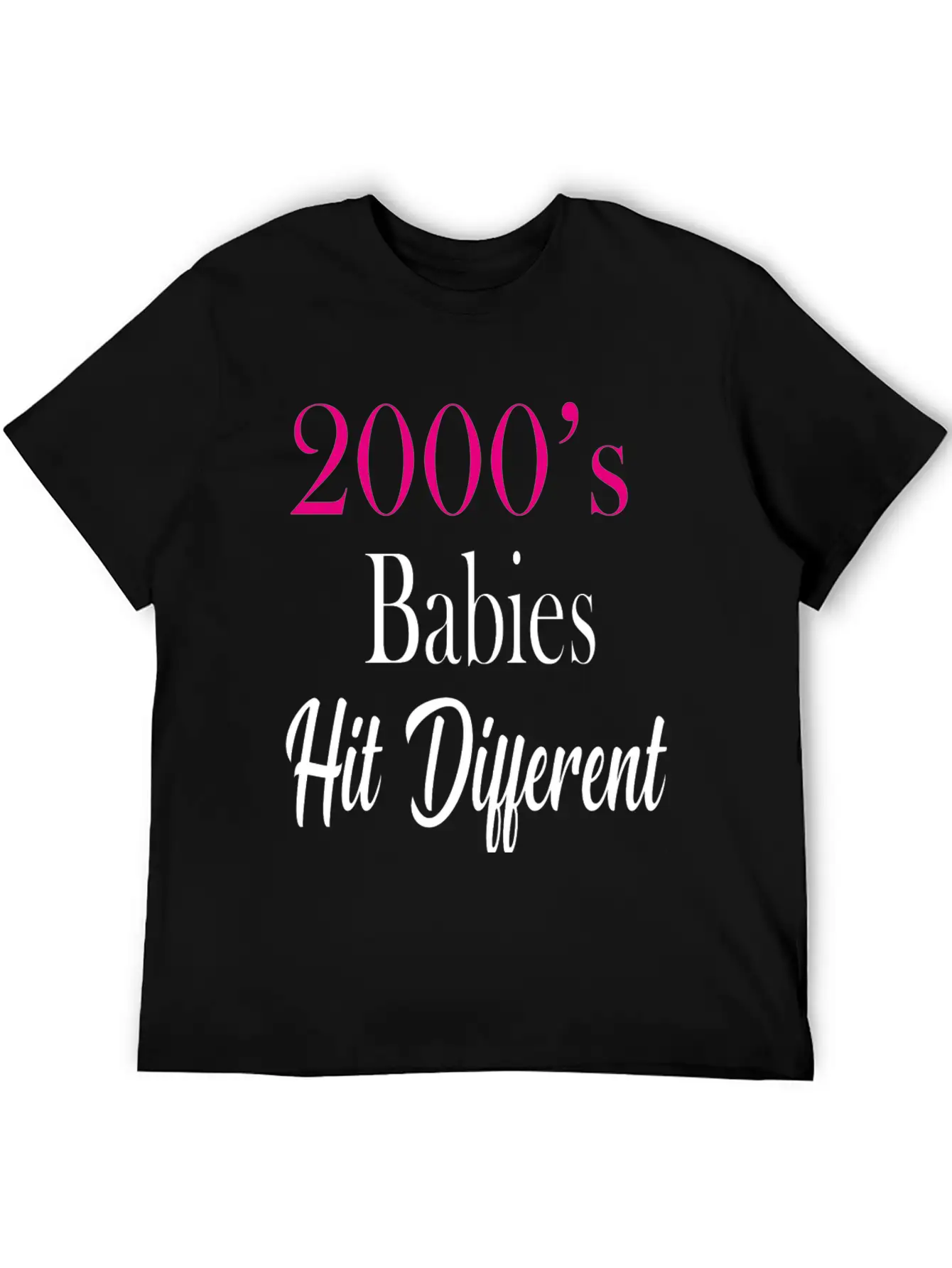 2000's Babies Hit Different, Best Gift 2000's Kid Classic Fit Graphic Tee For Daily Comfort – Unisex Cotton Shirt