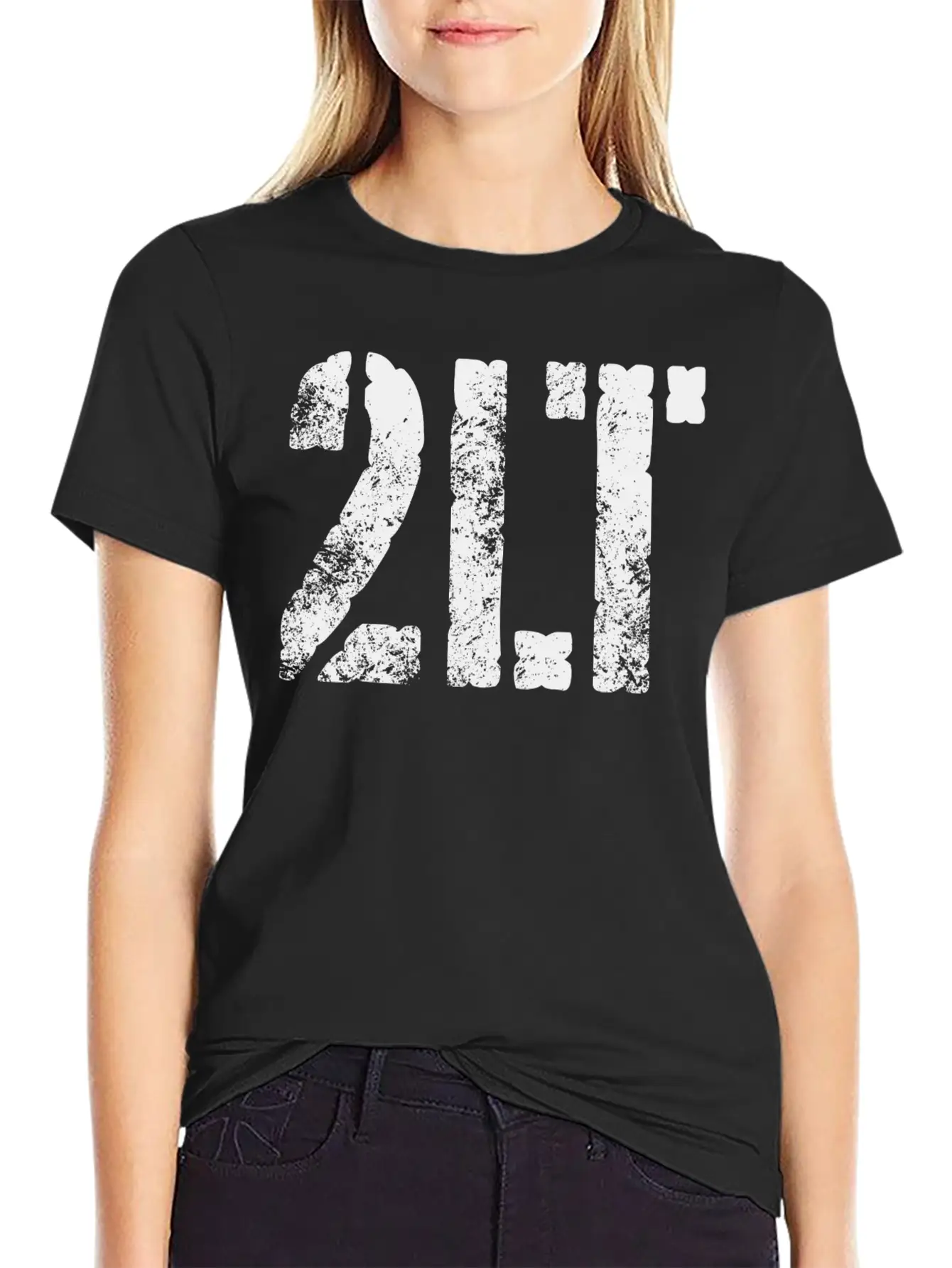 2LT Army Rank Distressed Black Print Basic Graphic T-Shirt – Daily Comfort In Soft Cotton
