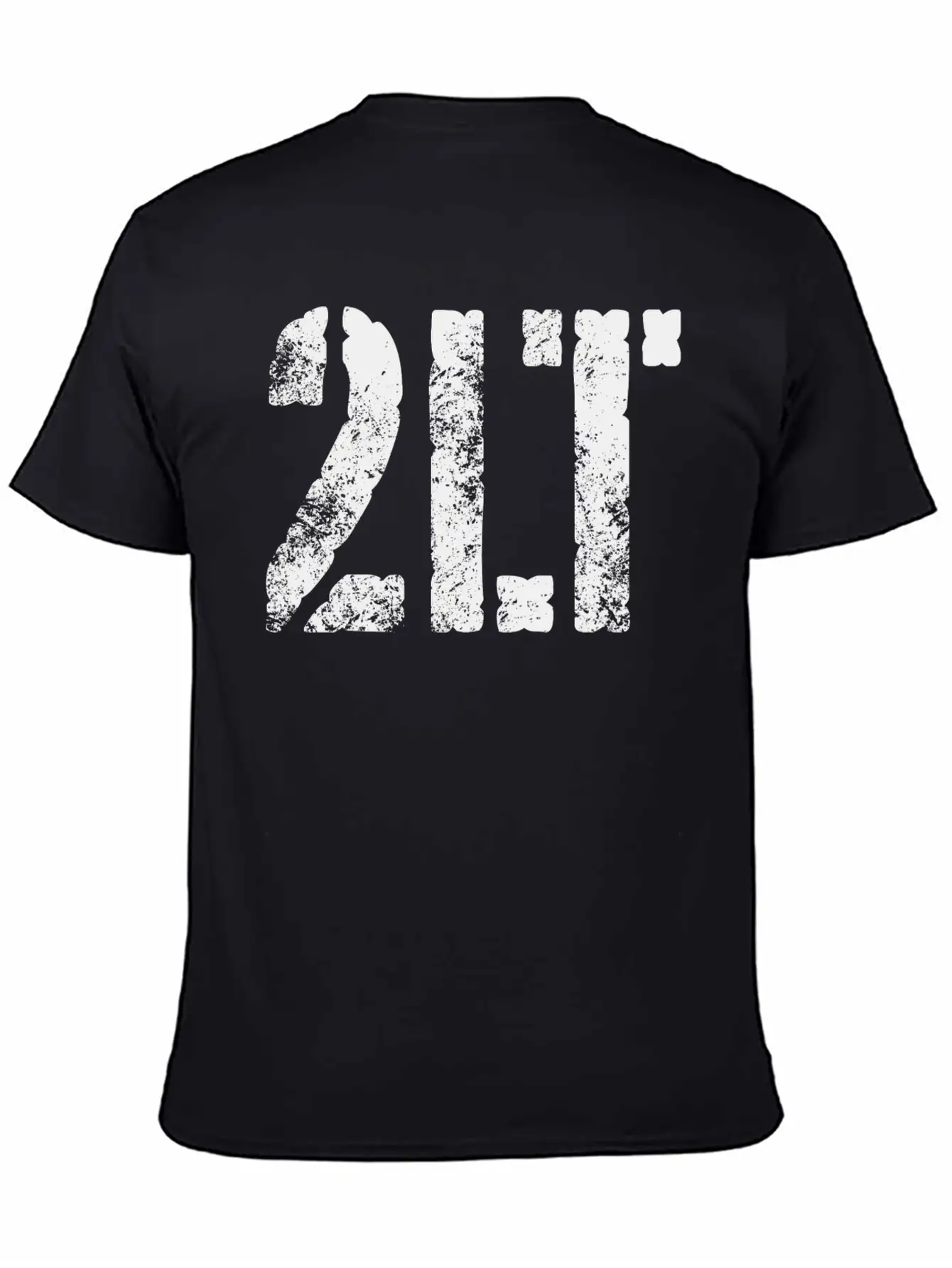 2LT Army Rank Distressed Black Print Basic Graphic T-Shirt – Daily Comfort In Soft Cotton