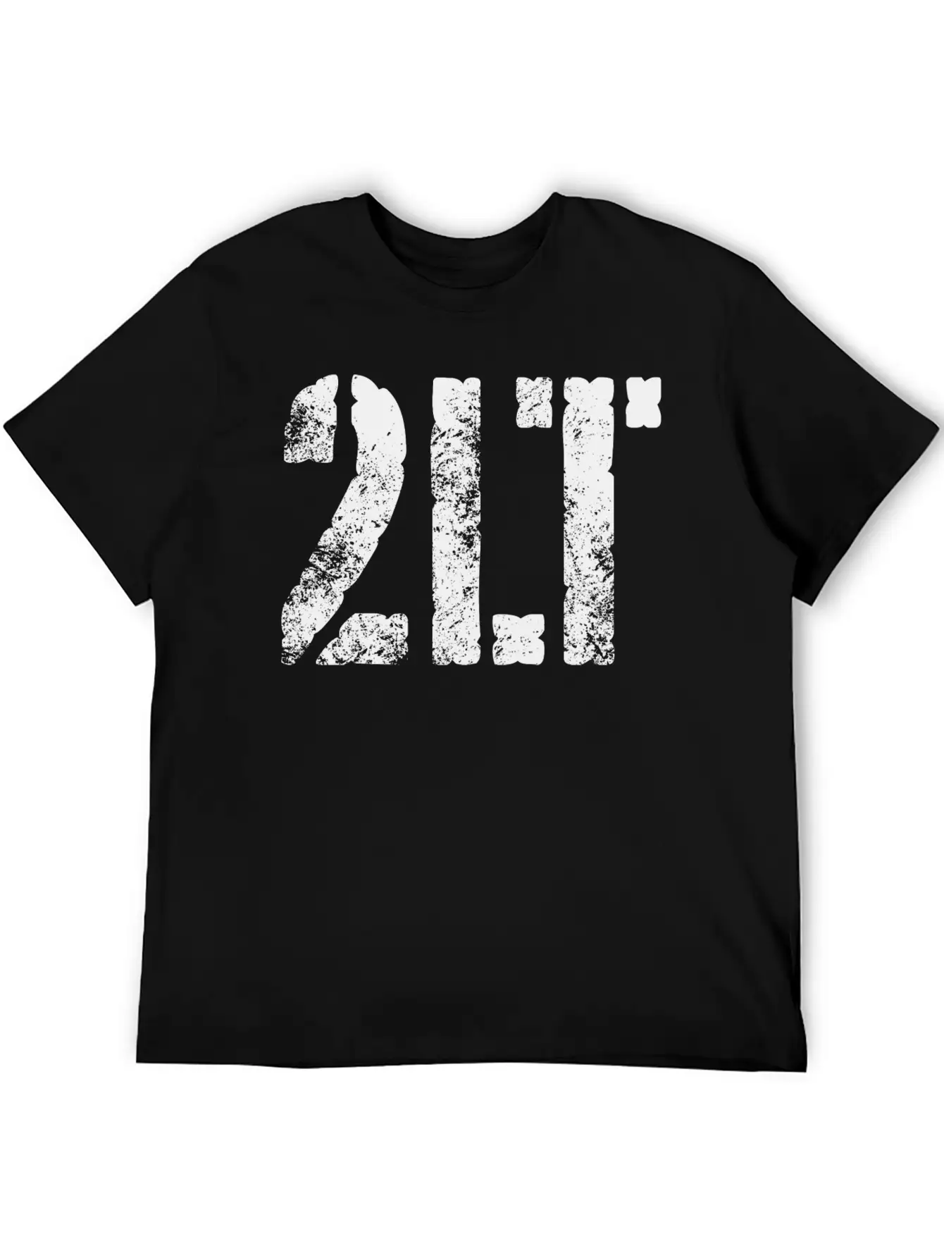 2LT Army Rank Distressed Black Print Basic Graphic T-Shirt – Daily Comfort In Soft Cotton