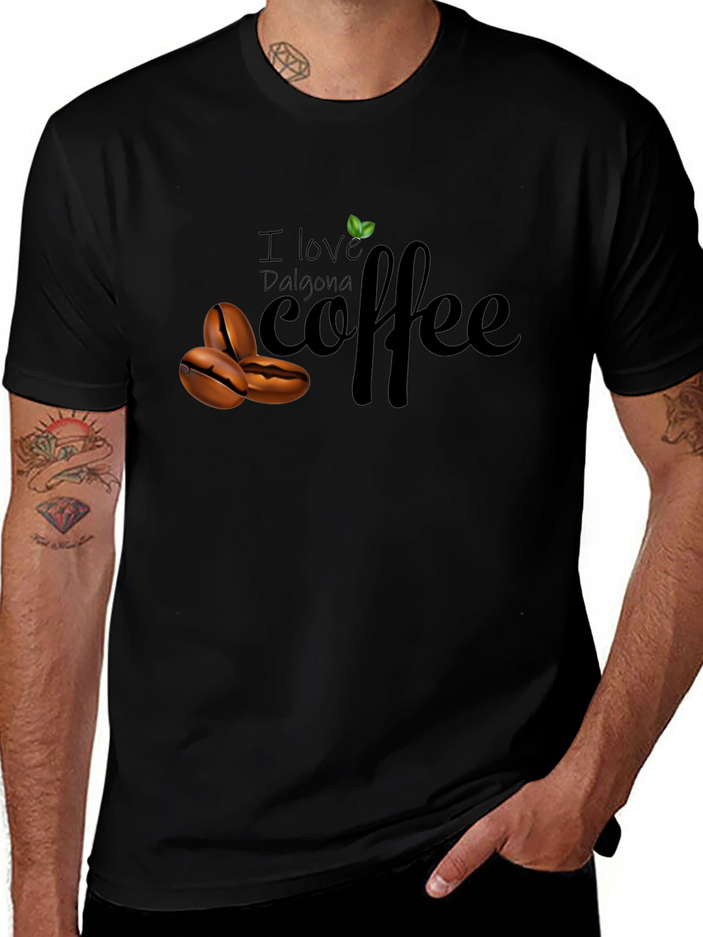 I Love Dalgona Coffee Graphic Tee