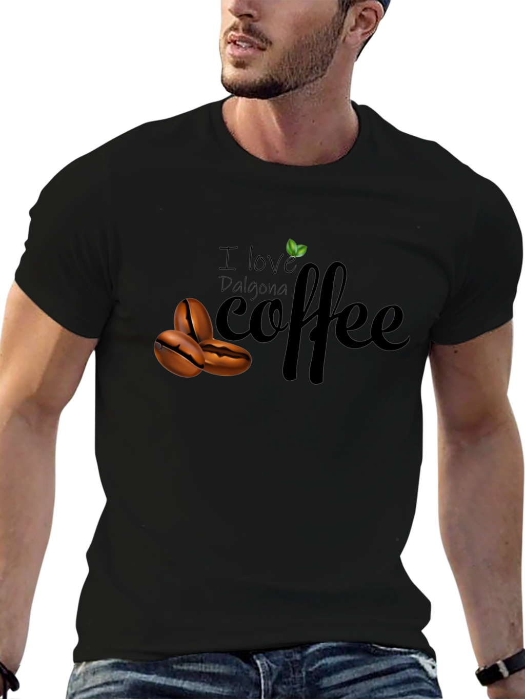 I Love Dalgona Coffee Graphic Tee
