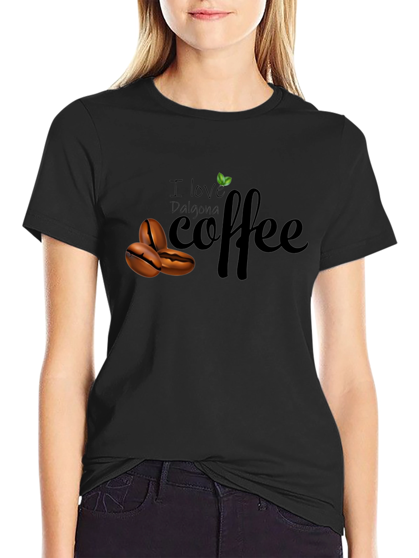 I Love Dalgona Coffee Graphic Tee
