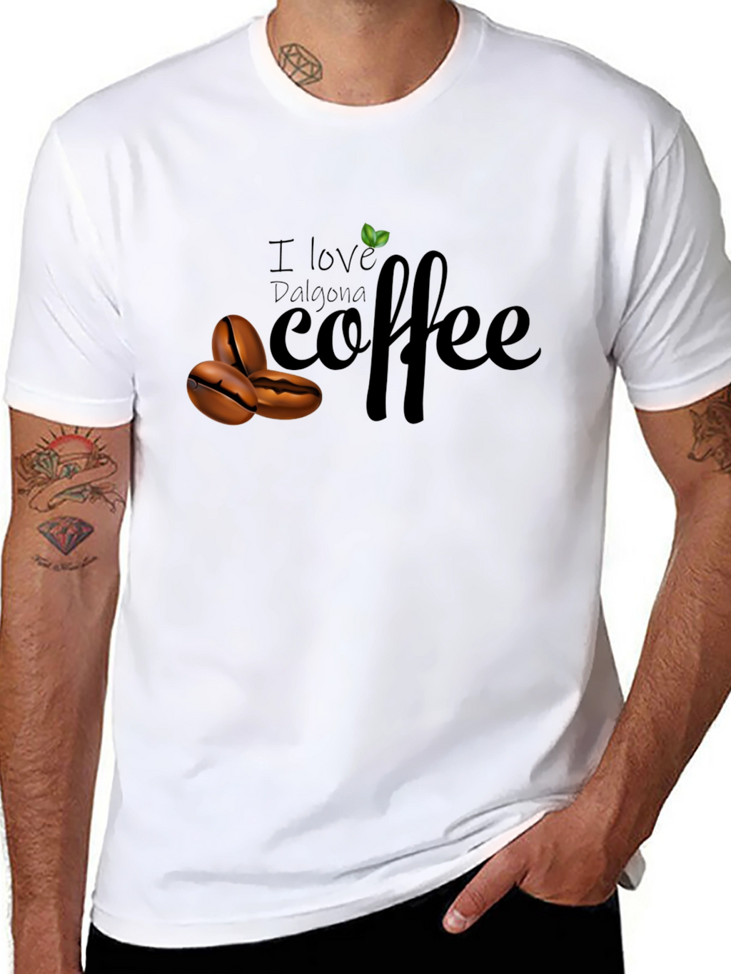I Love Dalgona Coffee Graphic Tee