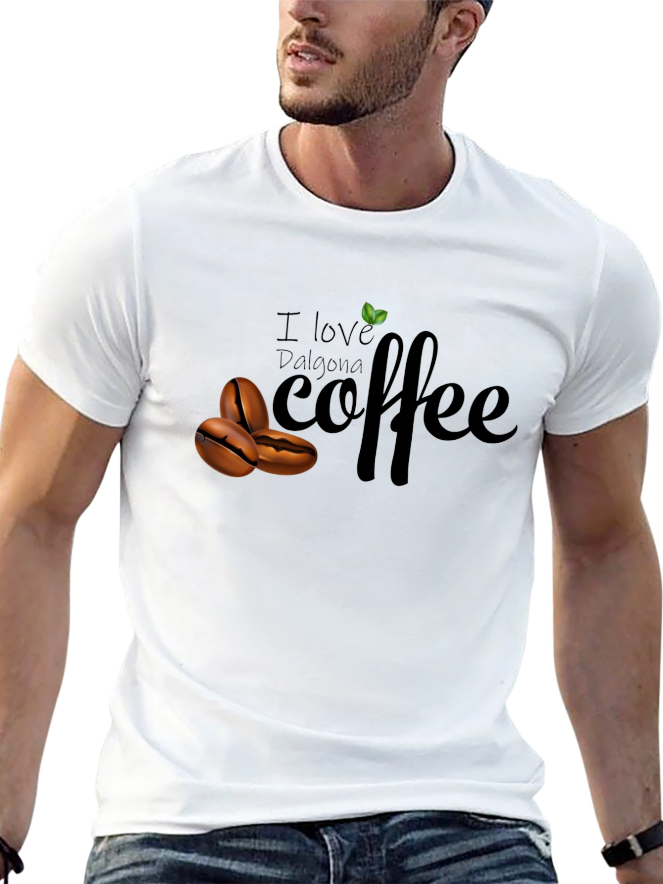 I Love Dalgona Coffee Graphic Tee