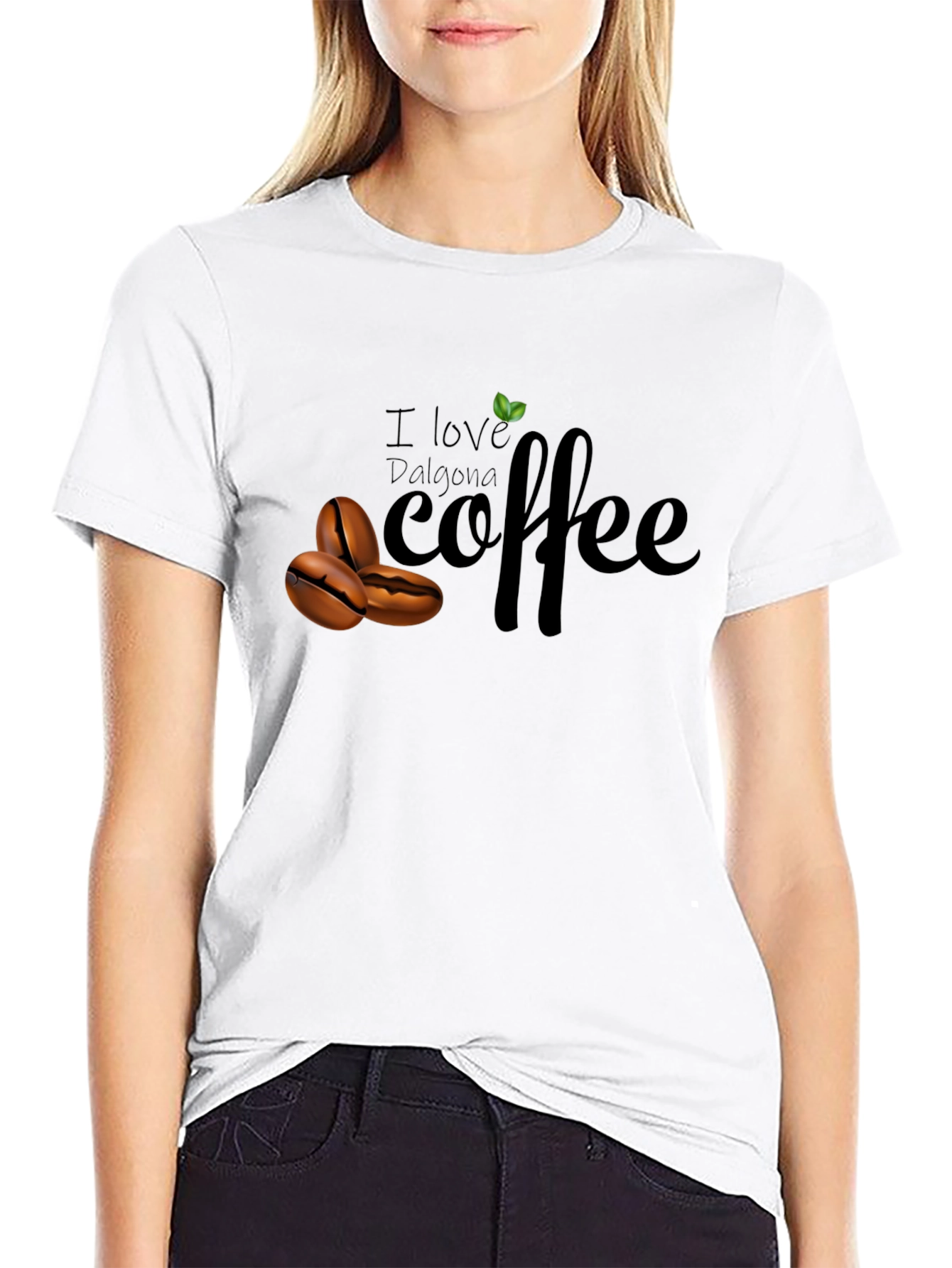 I Love Dalgona Coffee Graphic Tee