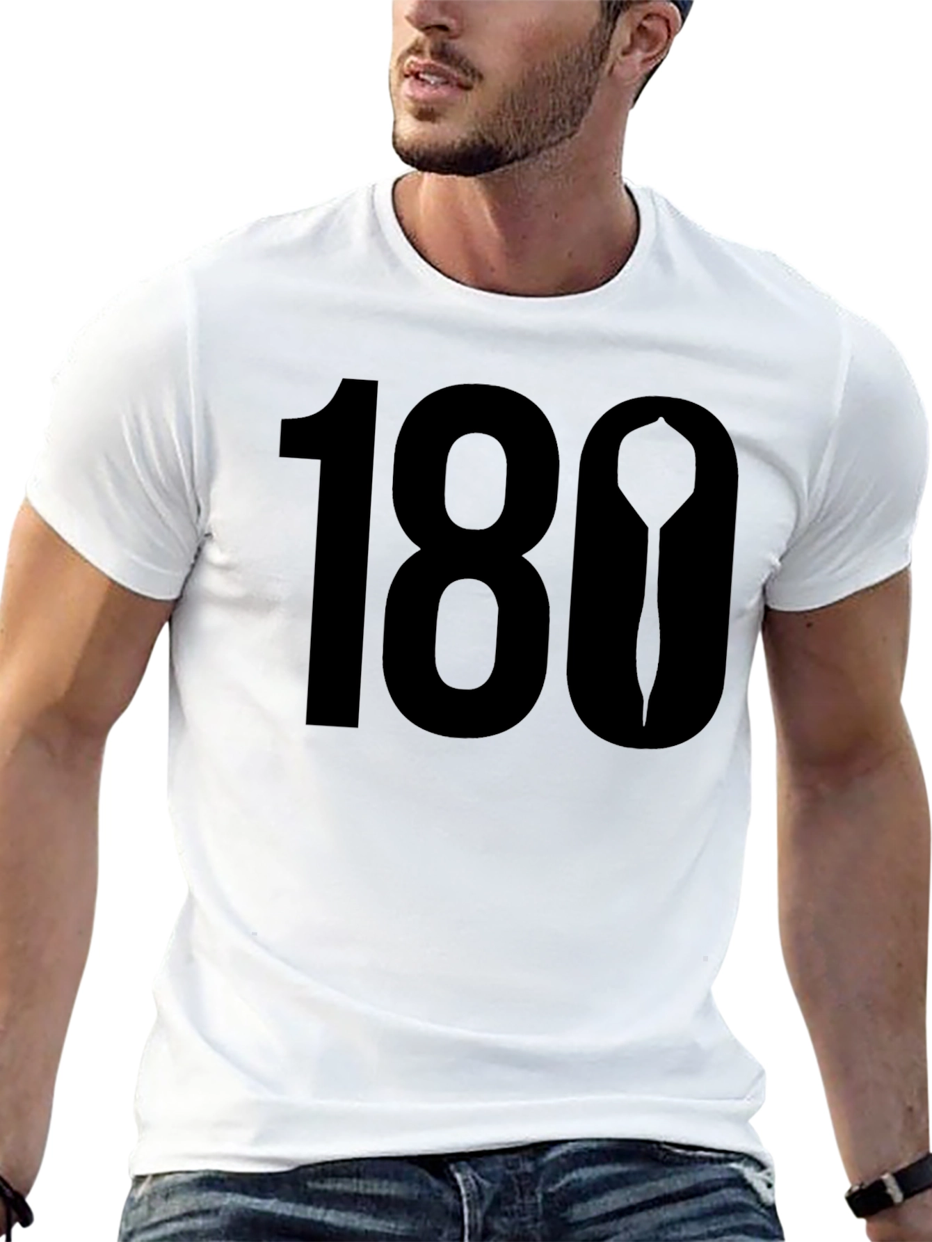 180 Darts T-Shirt - Maximum Score Tee