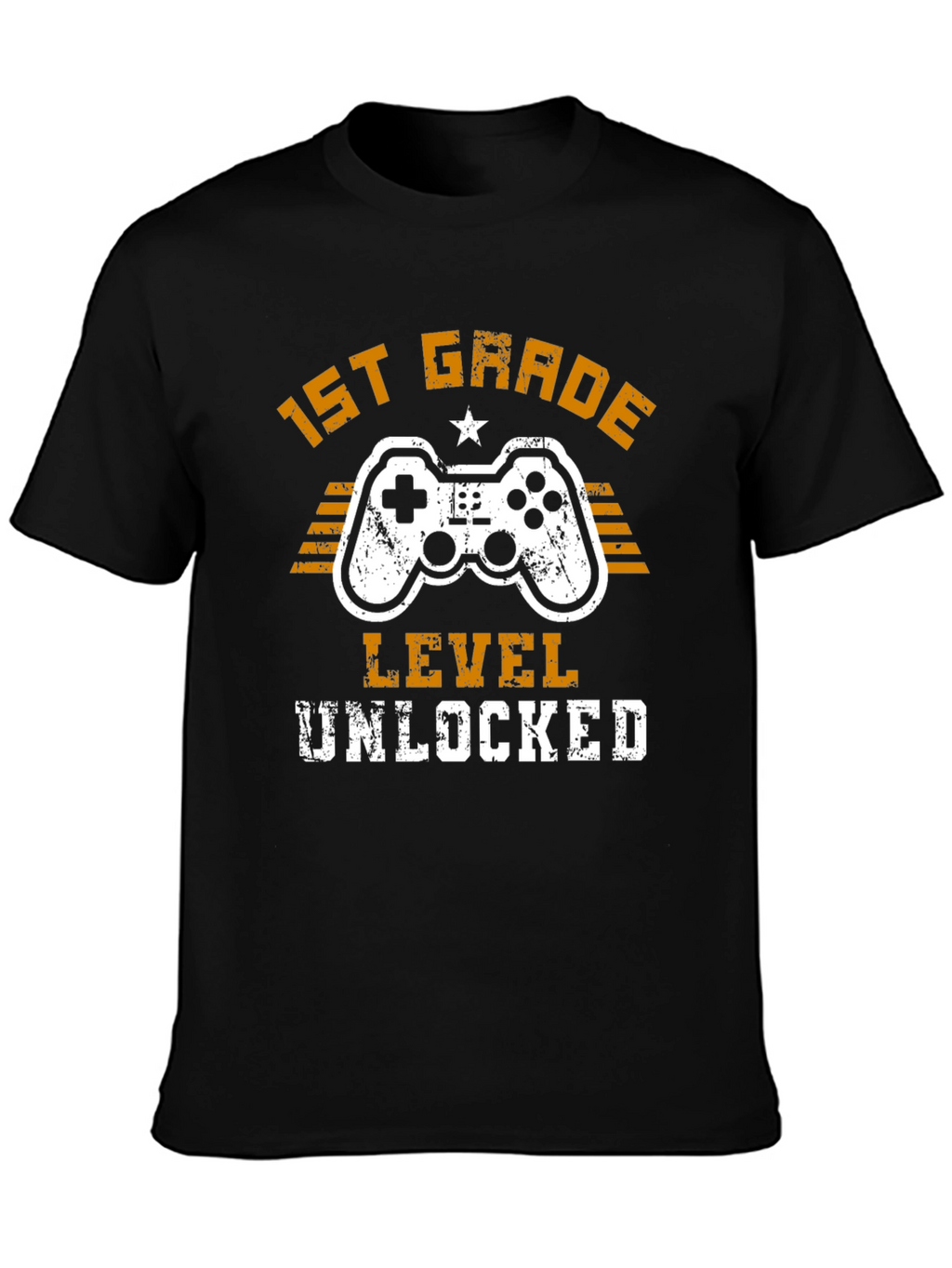 1st Grade Level Unlocked Gaming T-Shirt