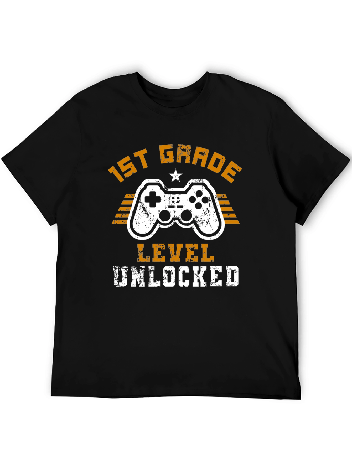 1st Grade Level Unlocked Gaming T-Shirt