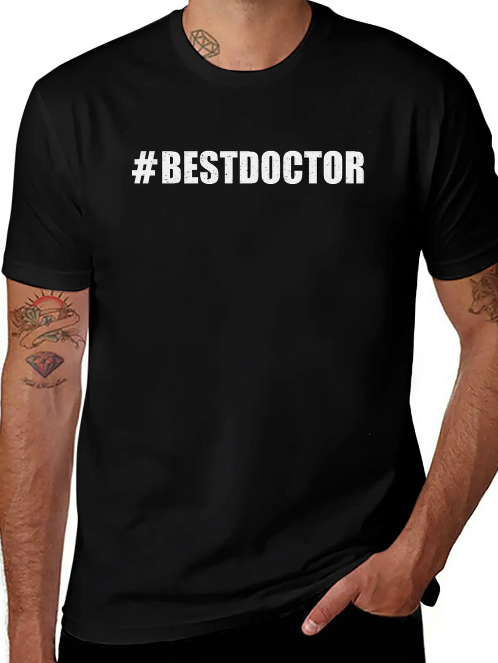 #BestDoctor - Hospital Doctor Emergency Doctor Basic Graphic T-Shirt – Daily Comfort In Soft Cotton