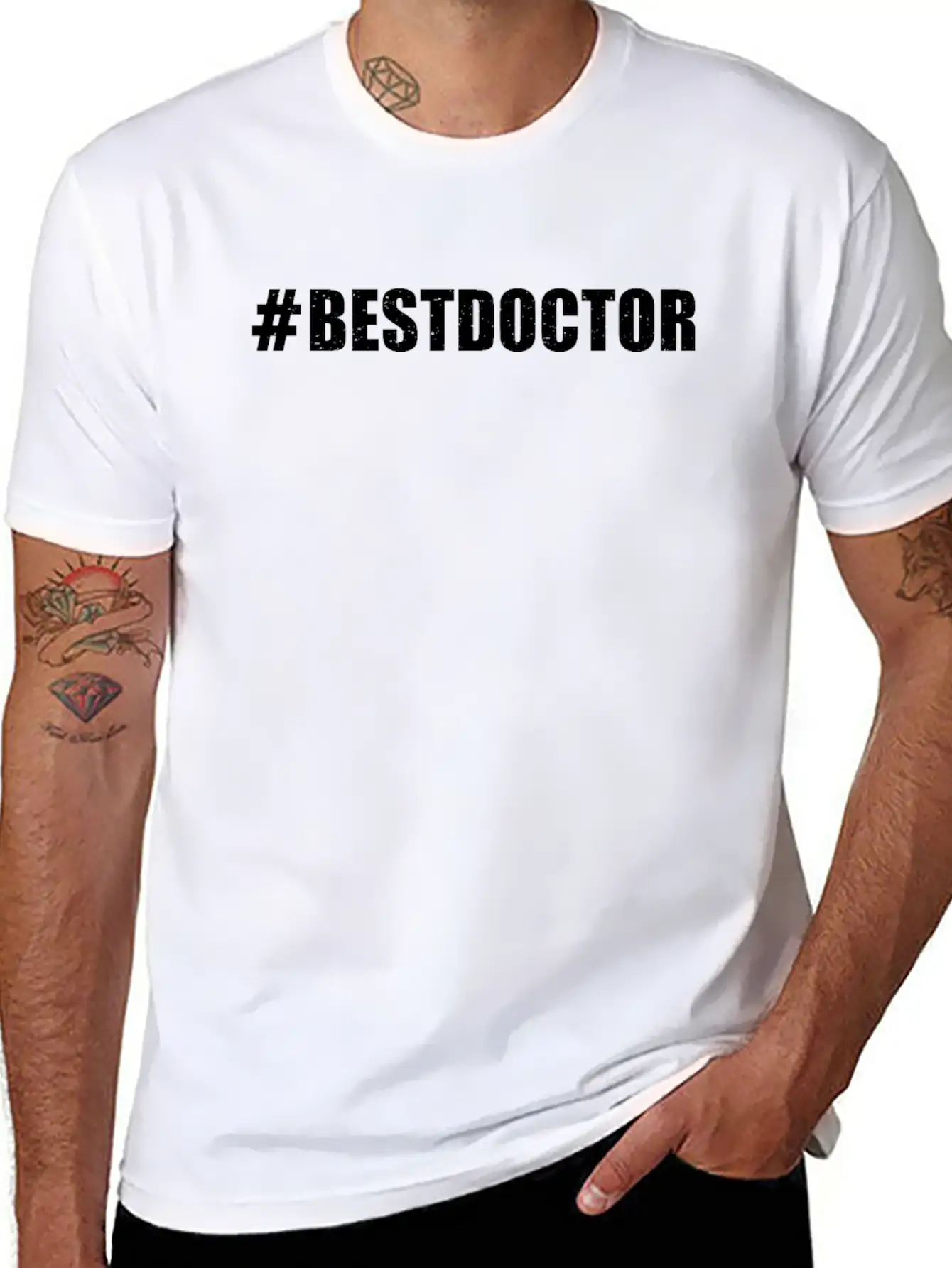 #BestDoctor - Hospital Doctor Emergency Doctor Basic Graphic T-Shirt – Daily Comfort In Soft Cotton