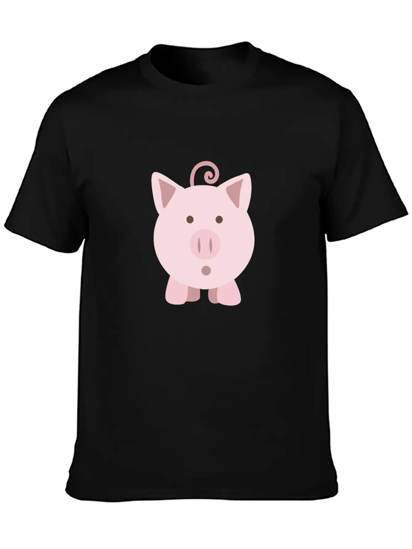 (cute_surprised_pig_pig) Unisex Cotton Tee – Relaxed Fit For Any Occasion