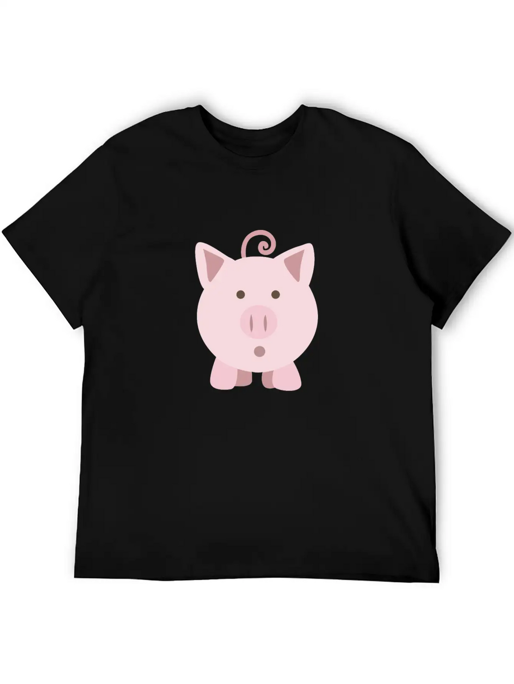 (cute_surprised_pig_pig) Unisex Cotton Tee – Relaxed Fit For Any Occasion