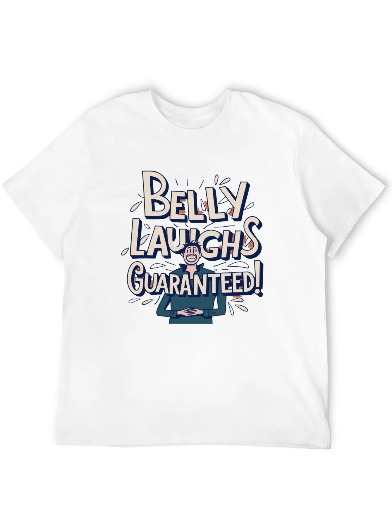 "Echoes Of Joy" Comfortable Minimalist Graphic Tee – Summer Style Essential