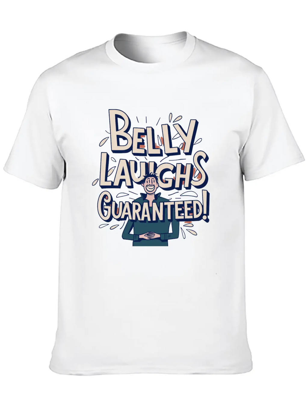 "Echoes Of Joy" Comfortable Minimalist Graphic Tee – Summer Style Essential