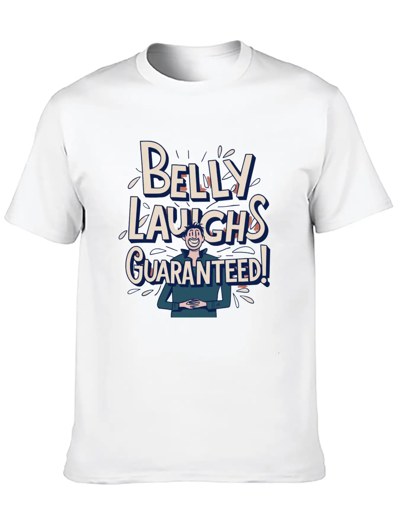 "Echoes Of Joy" Comfortable Minimalist Graphic Tee – Summer Style Essential