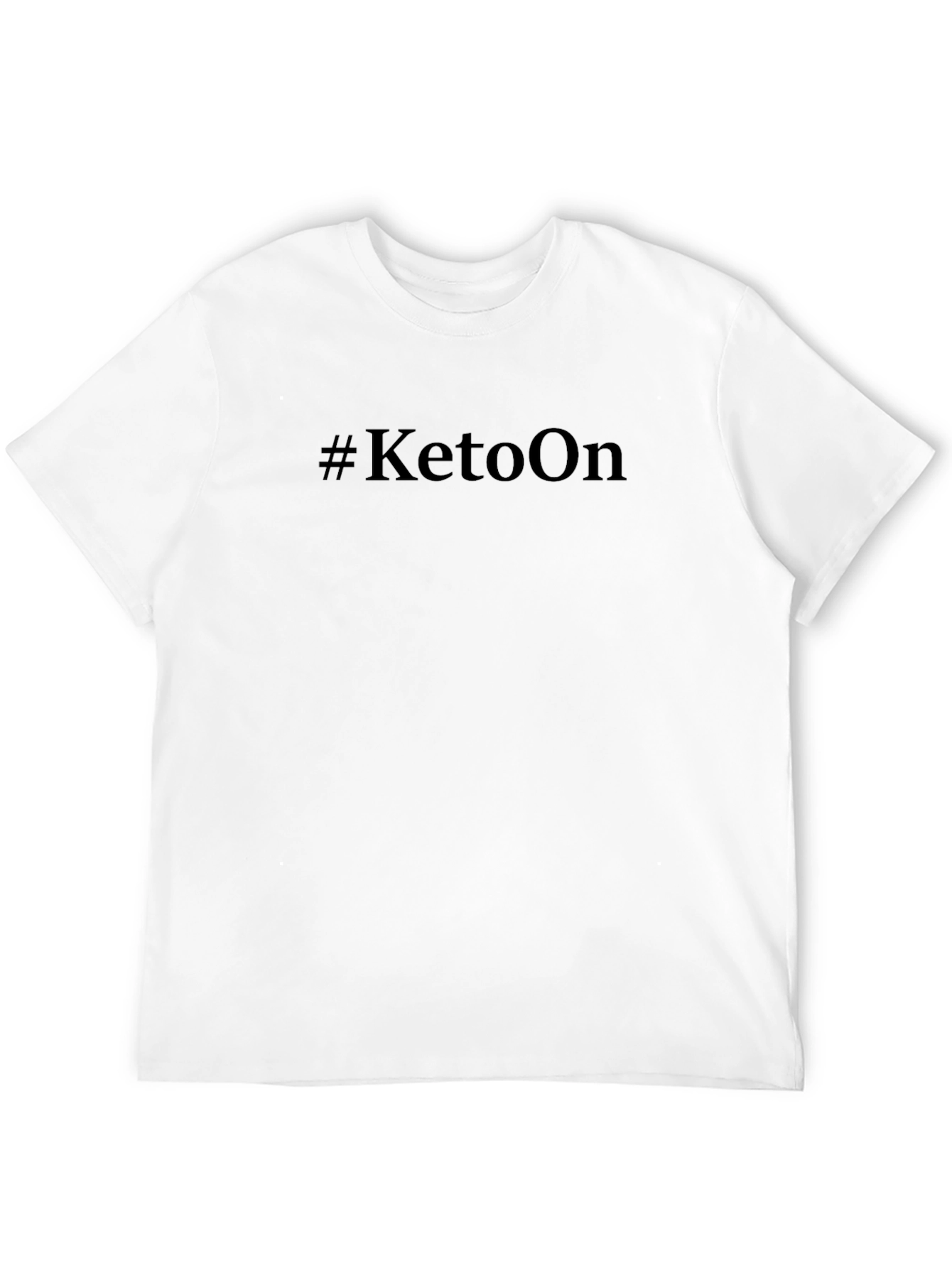 #KetoOn Black Graphic Tee - Keto Lifestyle Apparel