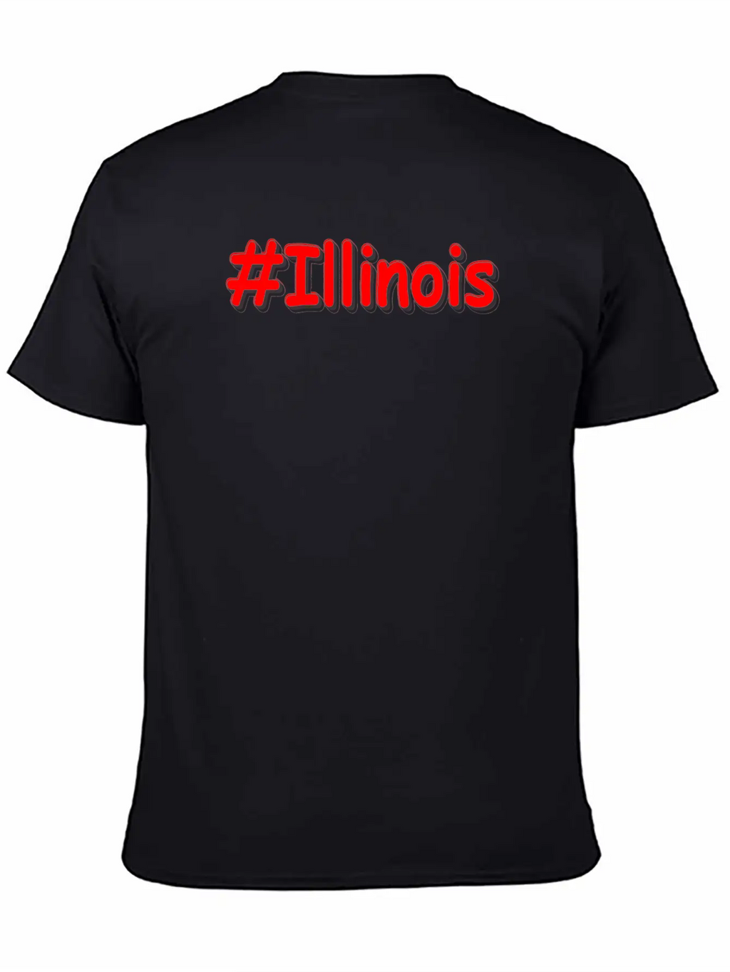 "#Illinois " Cute Design. Buy Now Unisex Cotton Tee – Relaxed Fit For Any Occasion