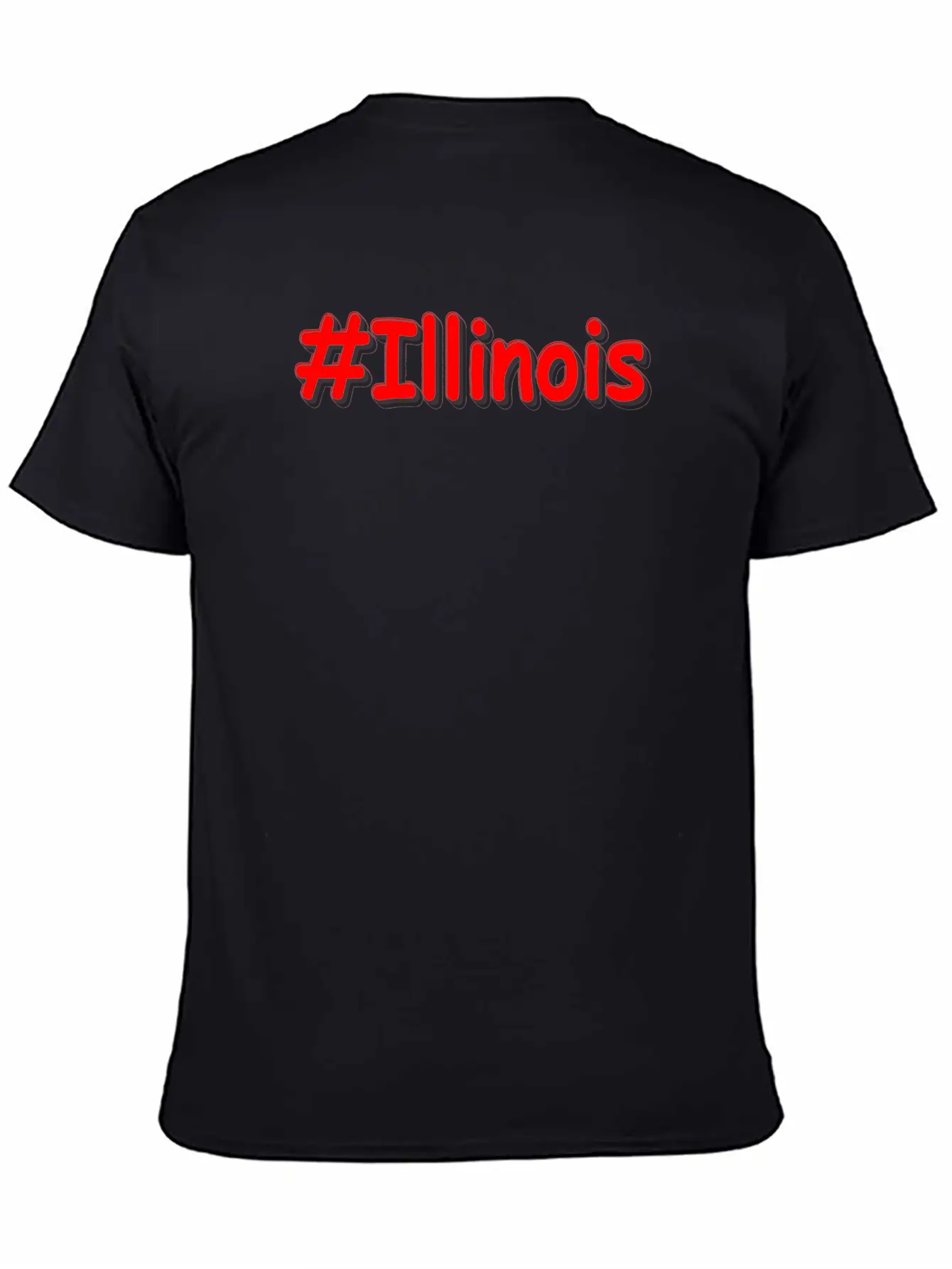 "#Illinois " Cute Design. Buy Now Unisex Cotton Tee – Relaxed Fit For Any Occasion