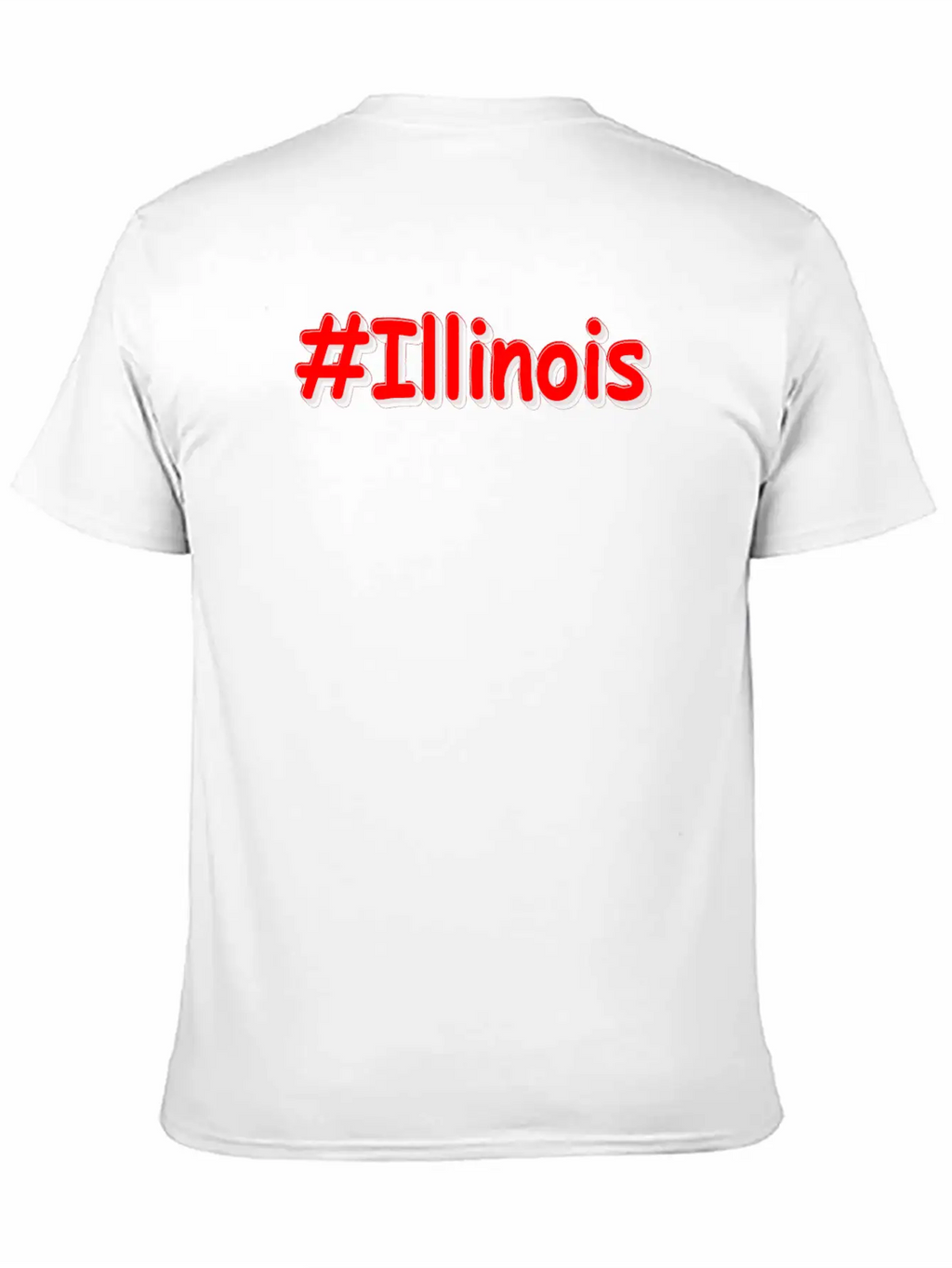 "#Illinois " Cute Design. Buy Now Unisex Cotton Tee – Relaxed Fit For Any Occasion