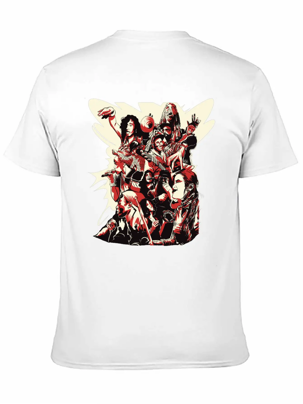 #LeCypher Community Collage Classic Fit Graphic Tee For Daily Comfort – Unisex Cotton Shirt