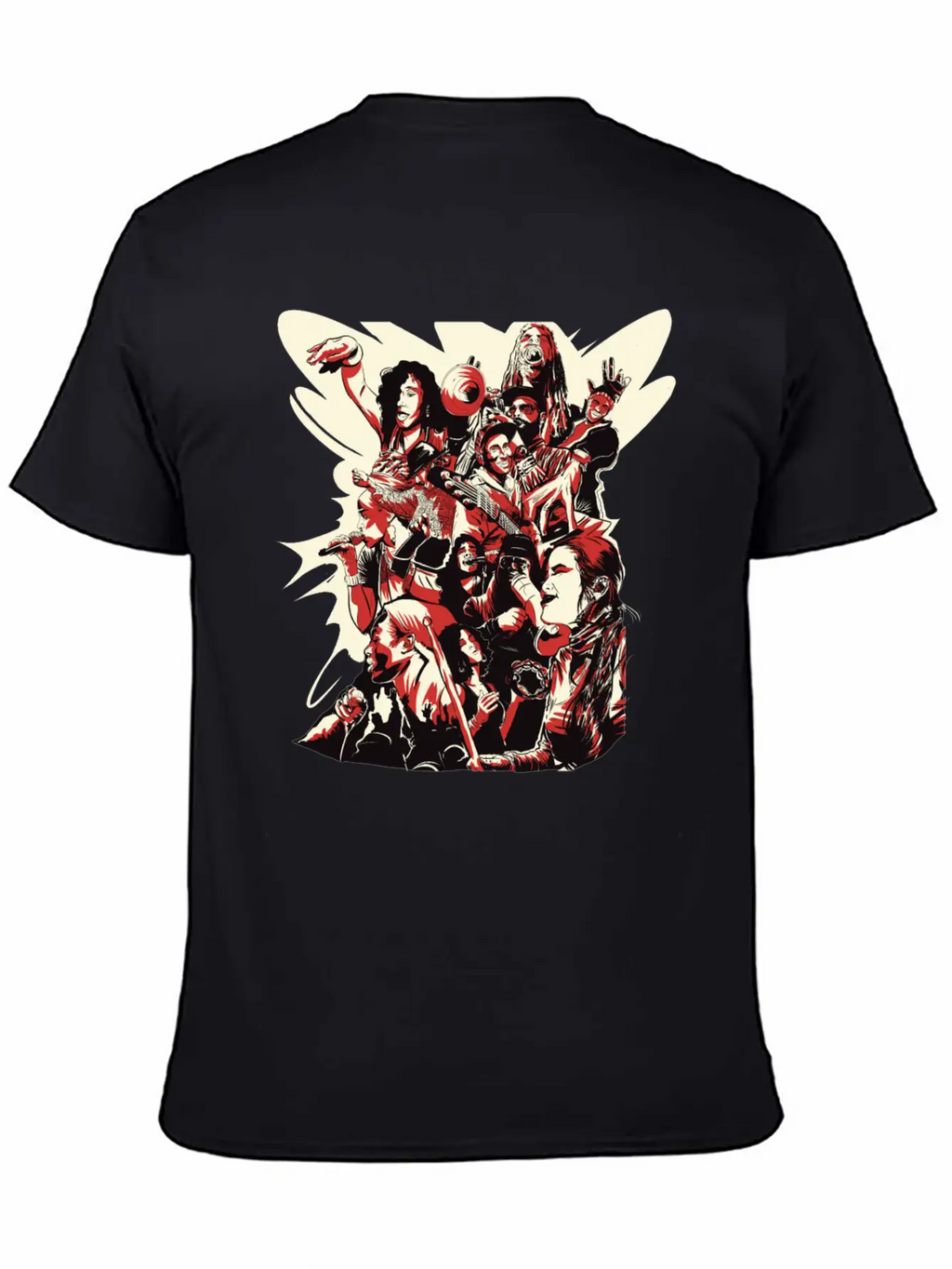 #LeCypher Community Collage Classic Fit Graphic Tee For Daily Comfort – Unisex Cotton Shirt