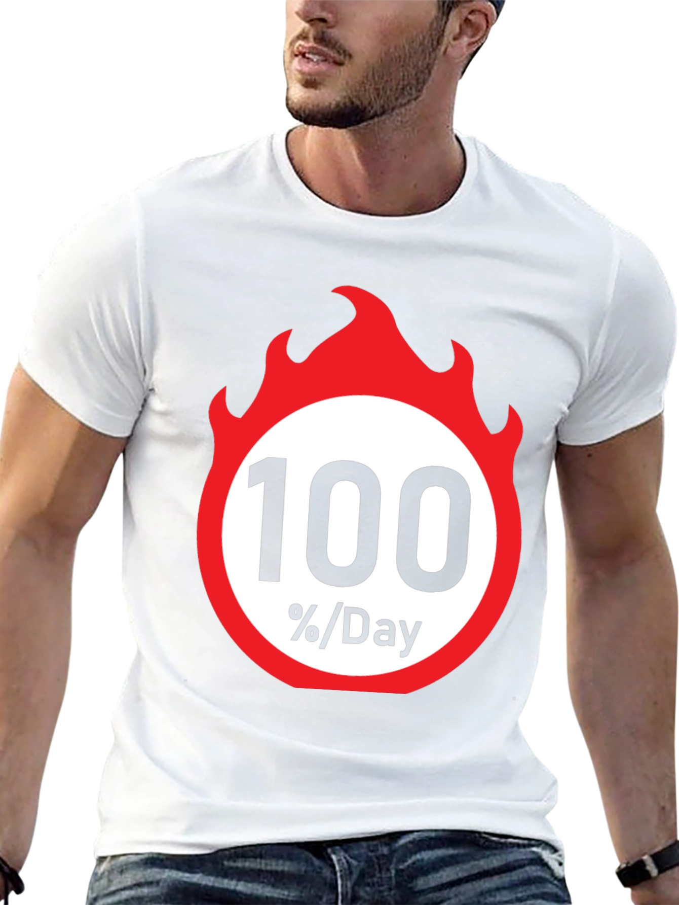 100 Percent Per Day Graphic T-Shirt