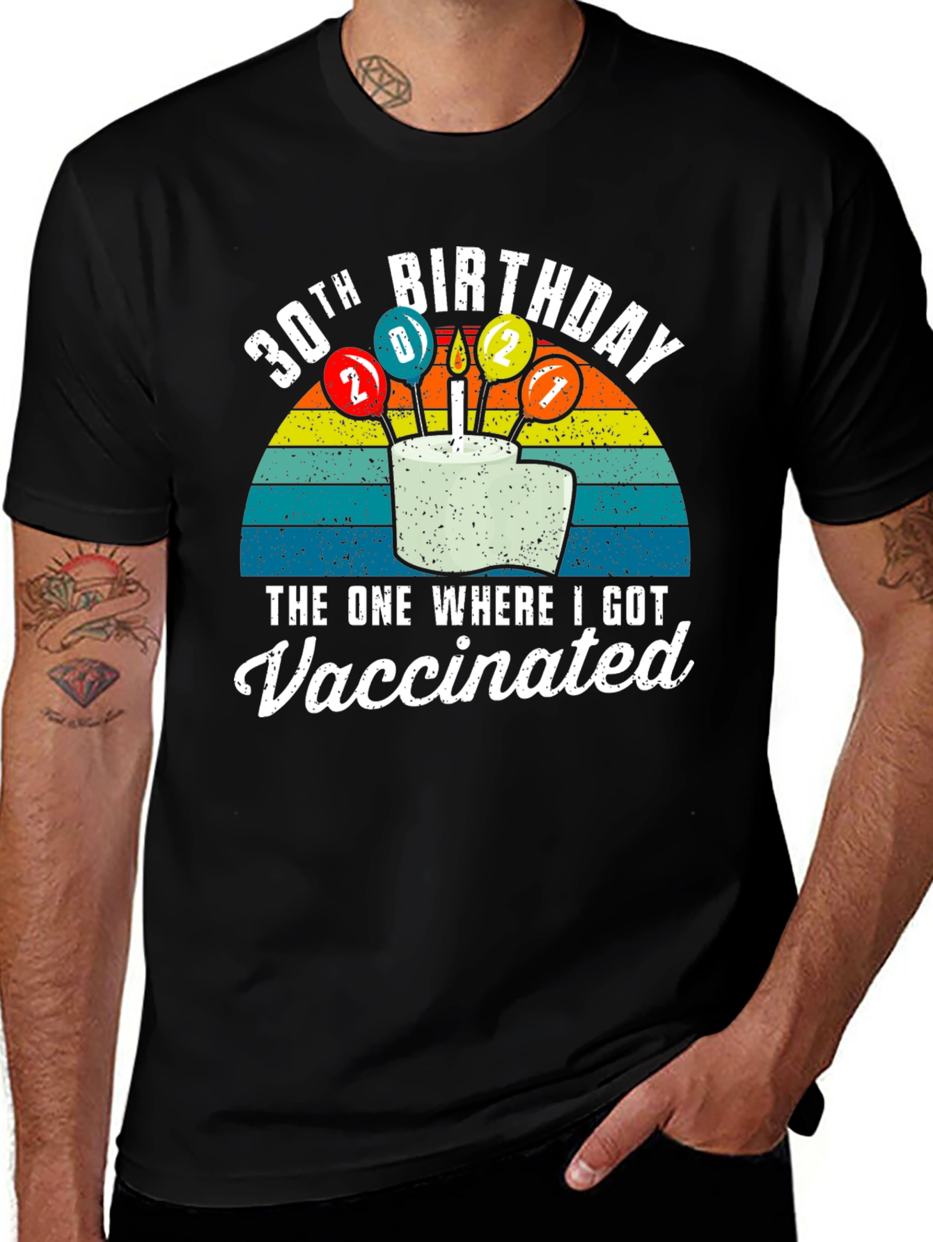 30th Birthday Vaccinated T-Shirt