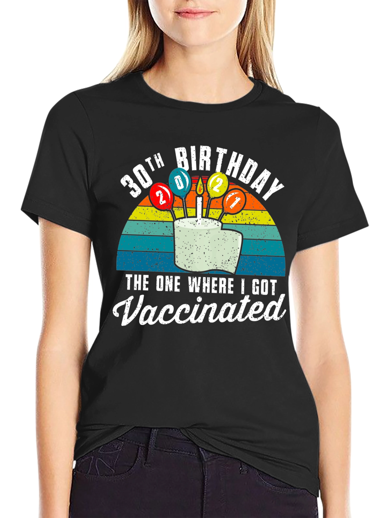30th Birthday Vaccinated T-Shirt