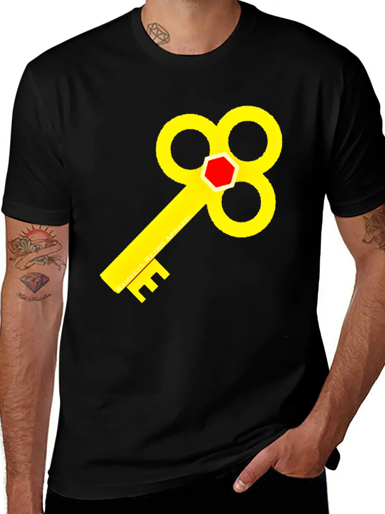 "Ramseys Secret Key" Unisex Cotton Tee – Relaxed Fit For Any Occasion