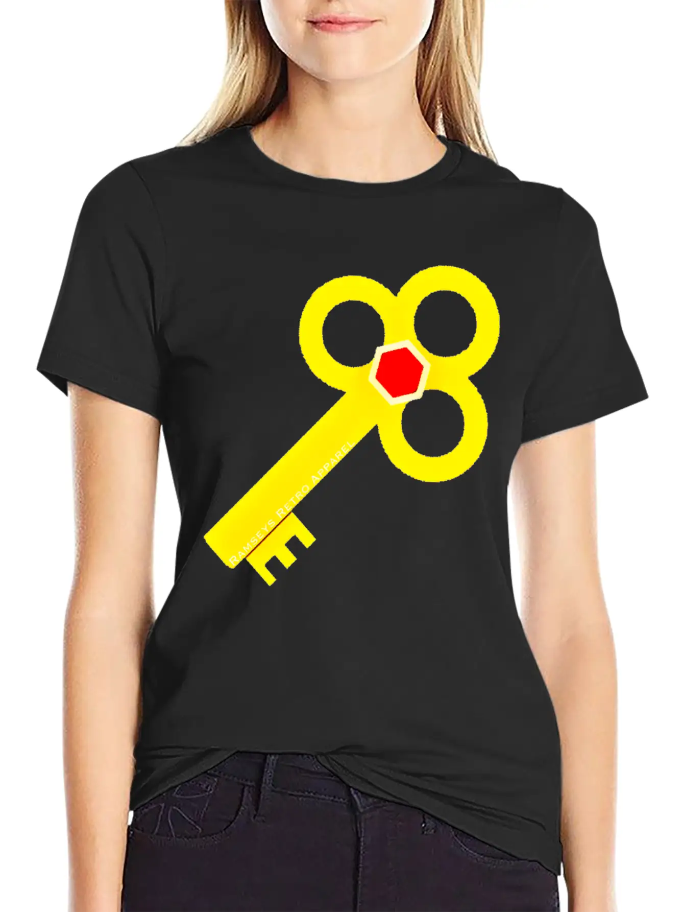 "Ramseys Secret Key" Unisex Cotton Tee – Relaxed Fit For Any Occasion