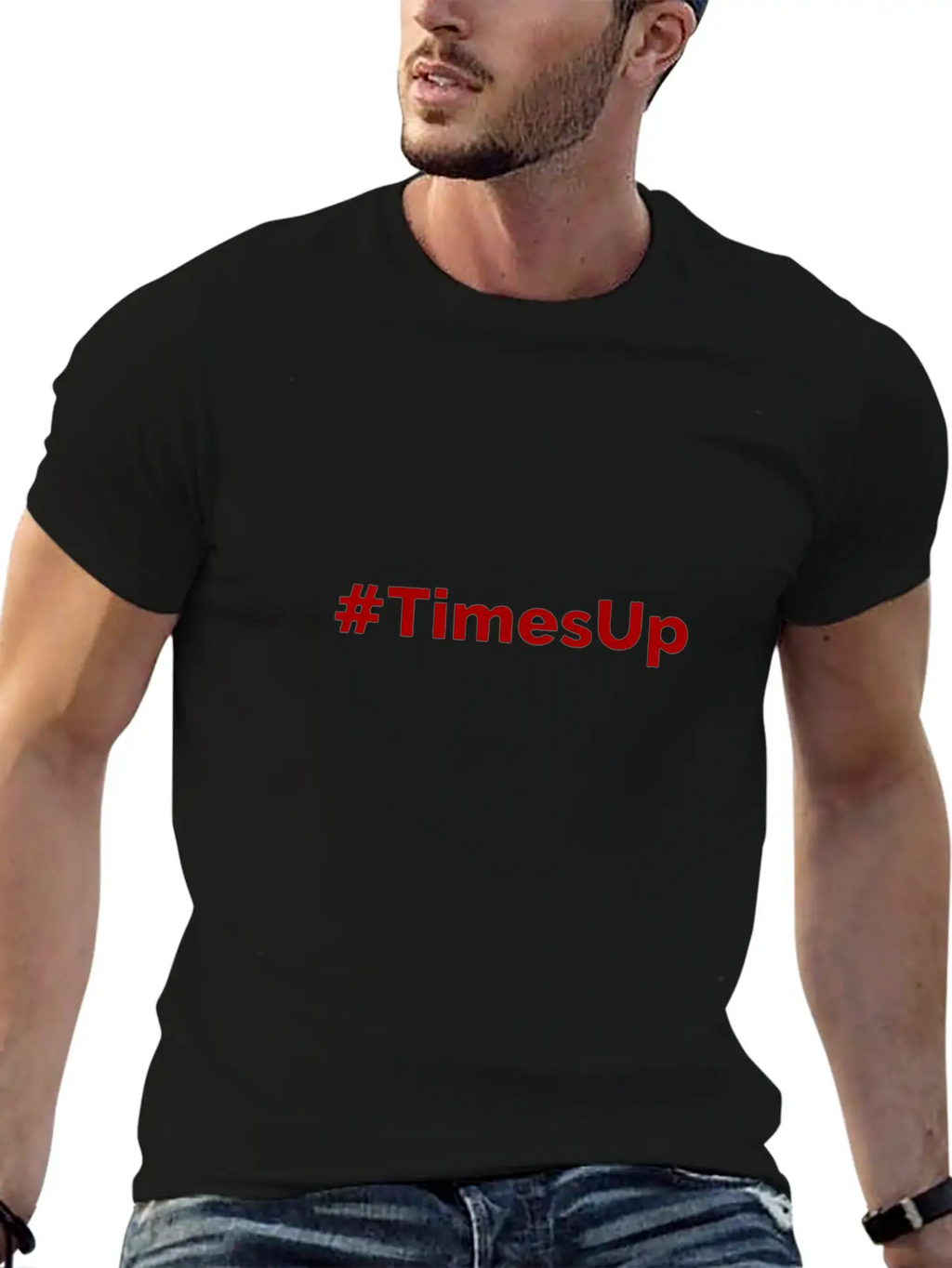 #TimesUp Above The Noise Graphic Classic Fit Graphic Tee For Daily Comfort – Unisex Cotton Shirt