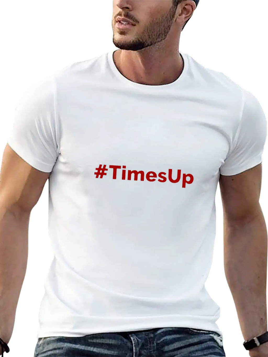 #TimesUp Above The Noise Graphic Classic Fit Graphic Tee For Daily Comfort – Unisex Cotton Shirt