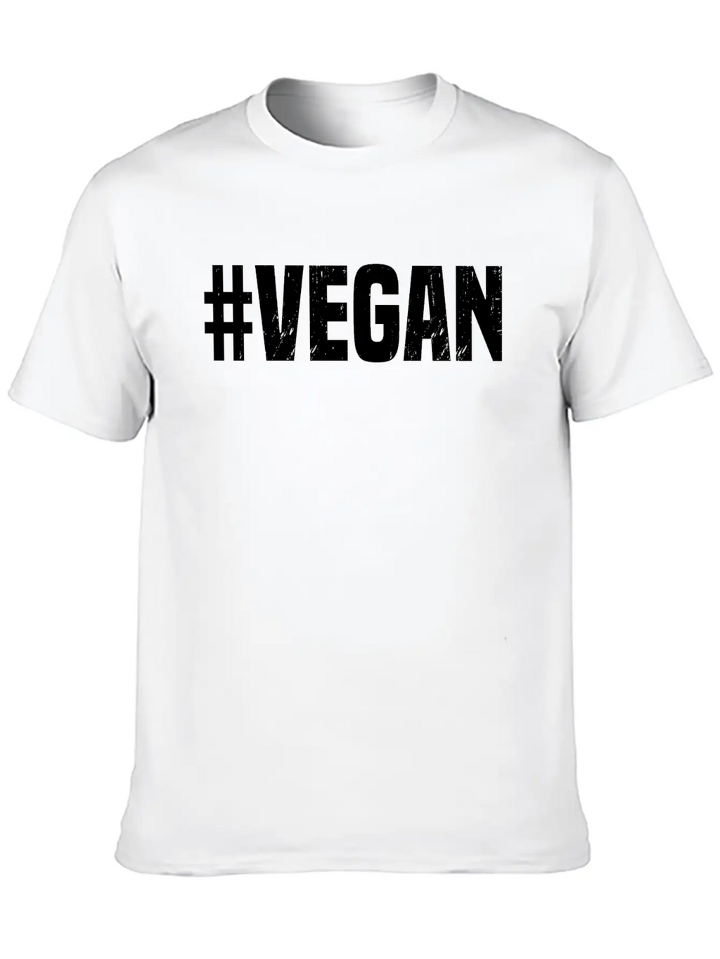 #vegan Classic Fit Graphic Tee For Daily Comfort – Unisex Cotton Shirt