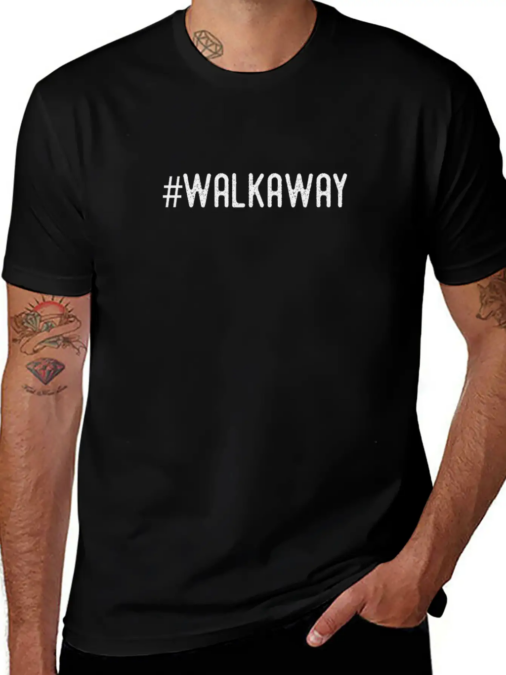 #WalkAway Movement Walk Away Movement Classic Cotton Tee – Unisex Comfort For Any Season