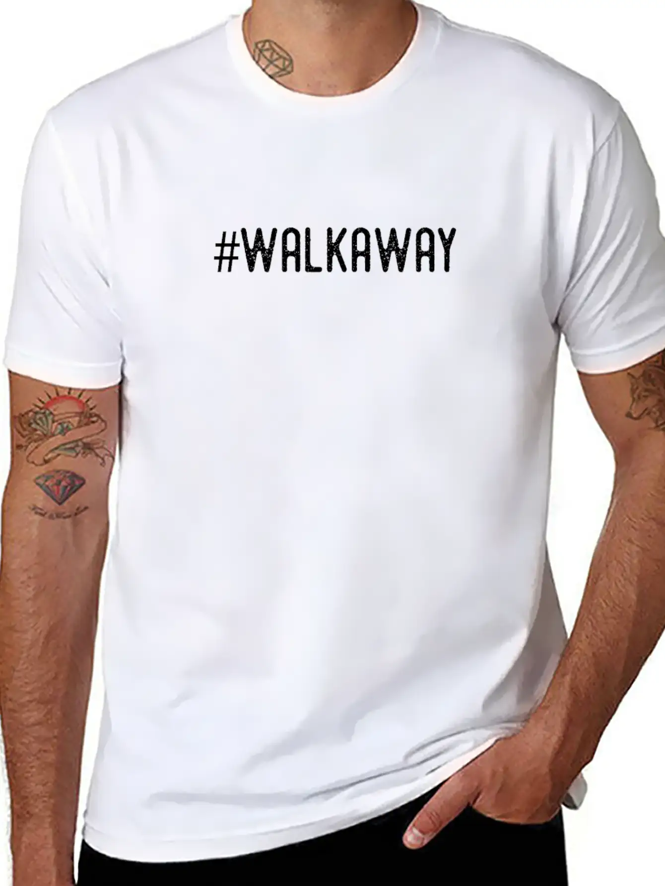 #WalkAway Movement Walk Away Movement Classic Cotton Tee – Unisex Comfort For Any Season